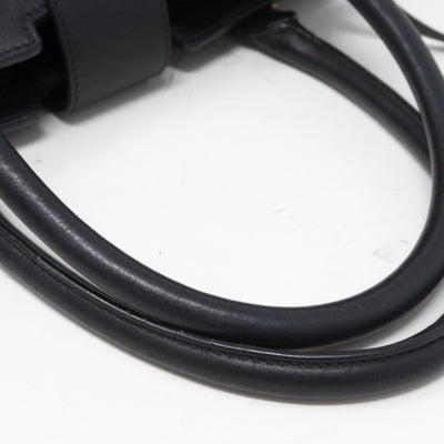 Cabas Classique Y Black Leather