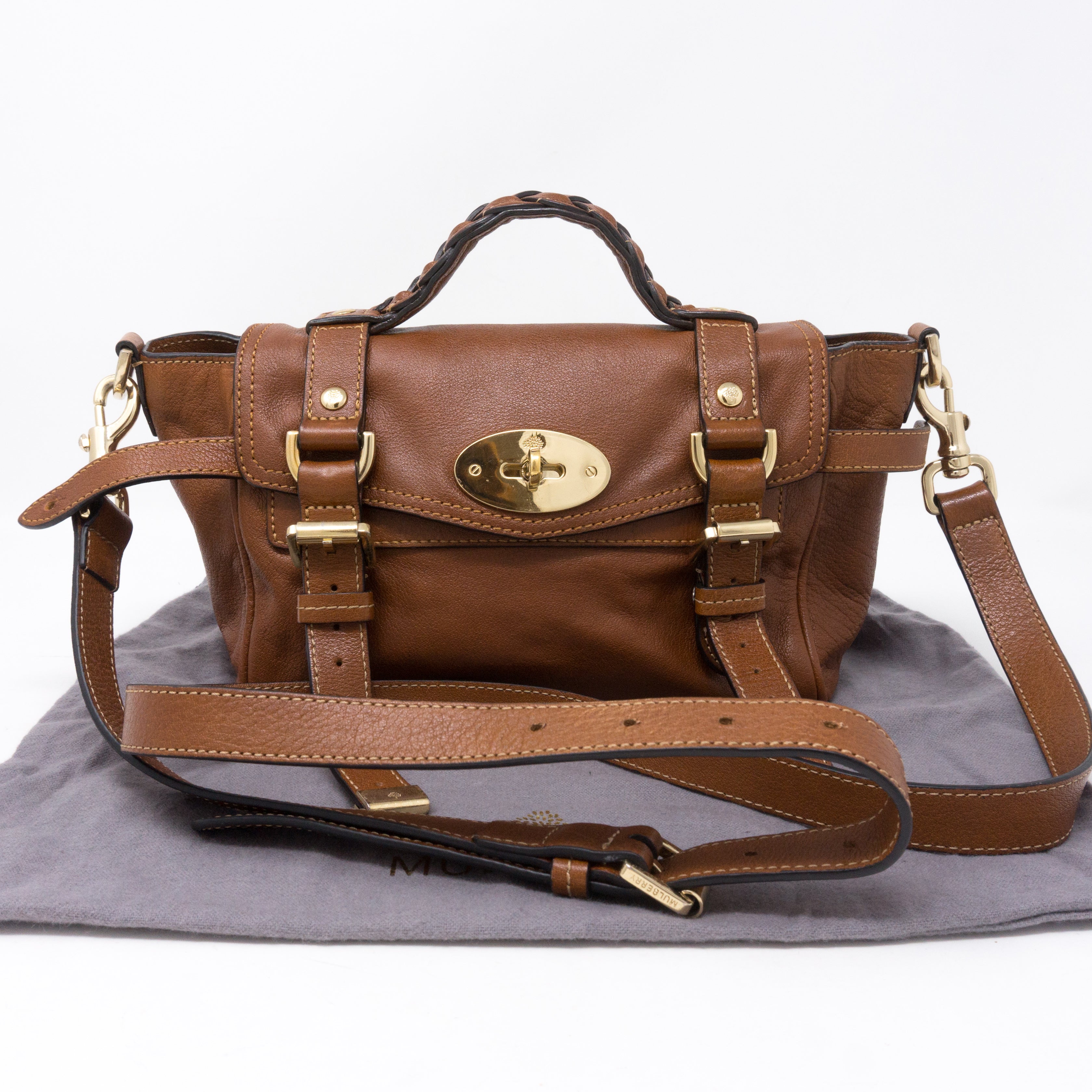 Mini Alexa Brown Leather