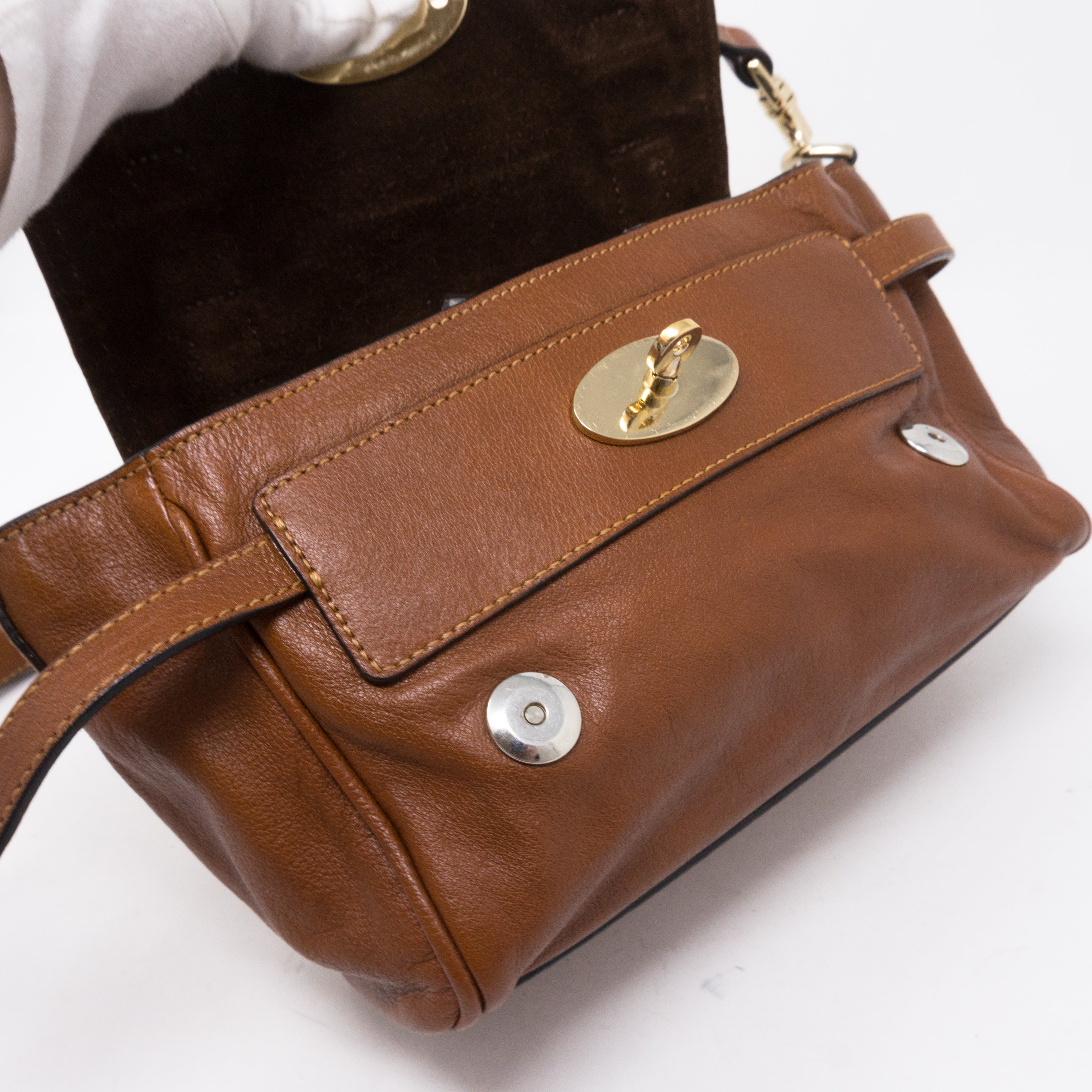 Mini Alexa Brown Leather