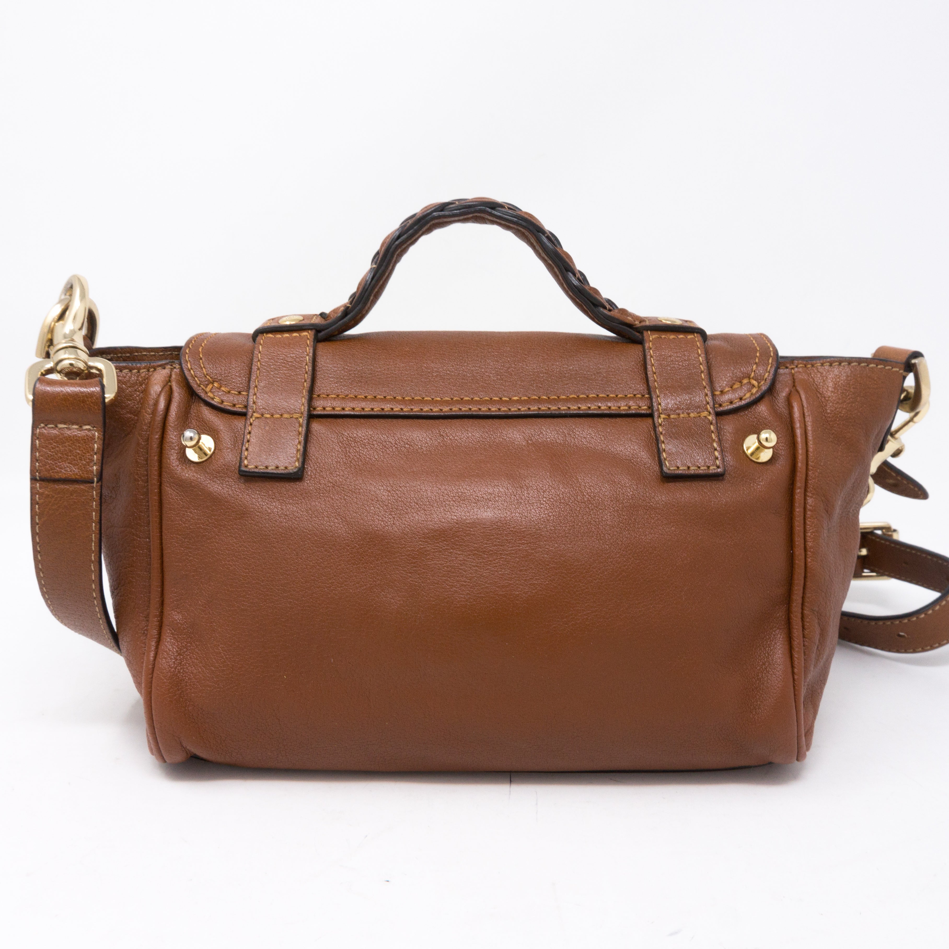 Mini Alexa Brown Leather