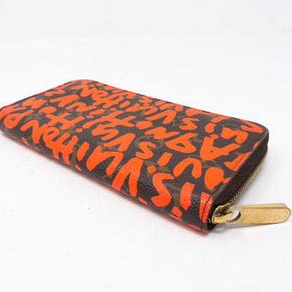Zippy Wallet Monogram Graffiti Orange