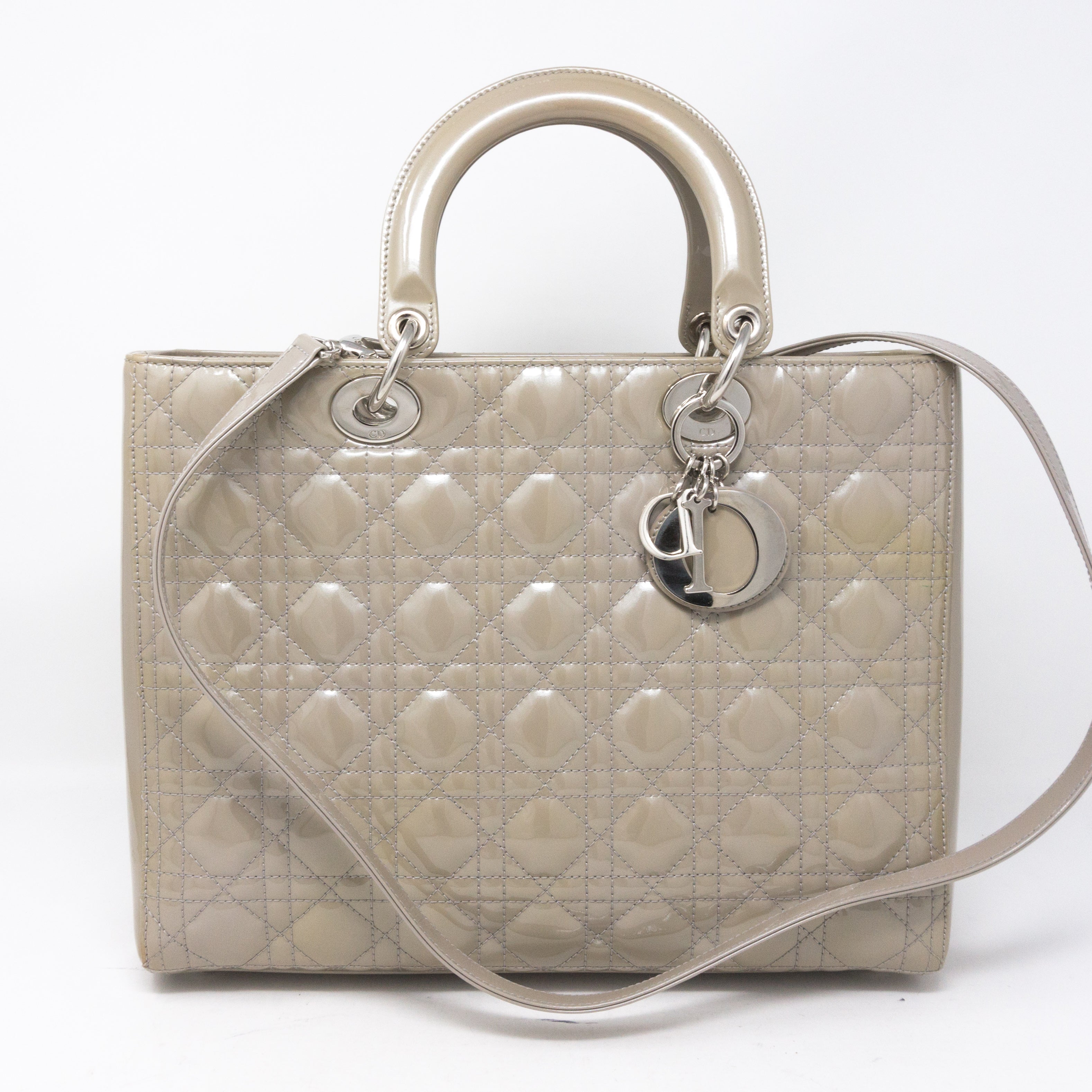 Lady dior pearl cheap grey