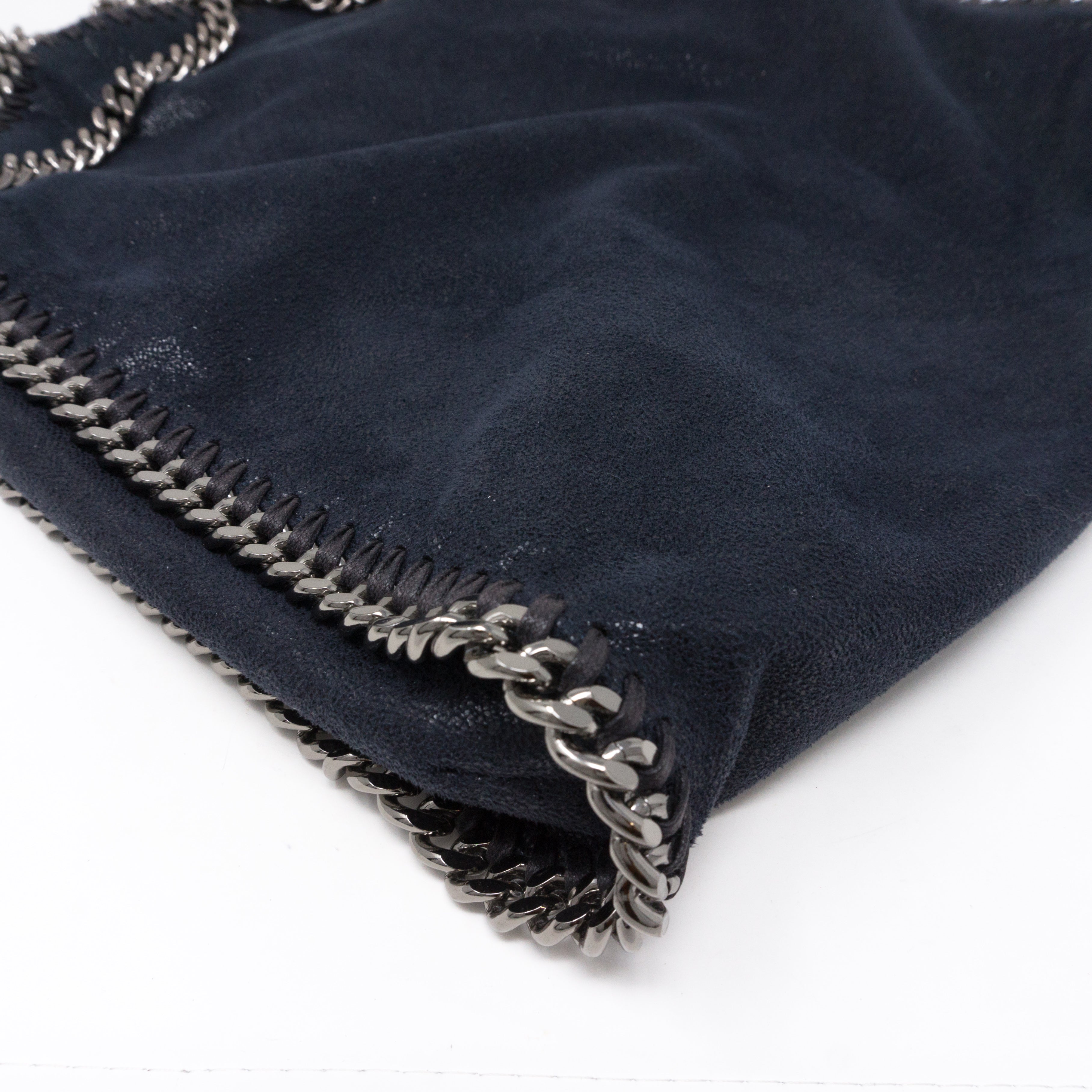 Falabella Fold Over Tote Blue