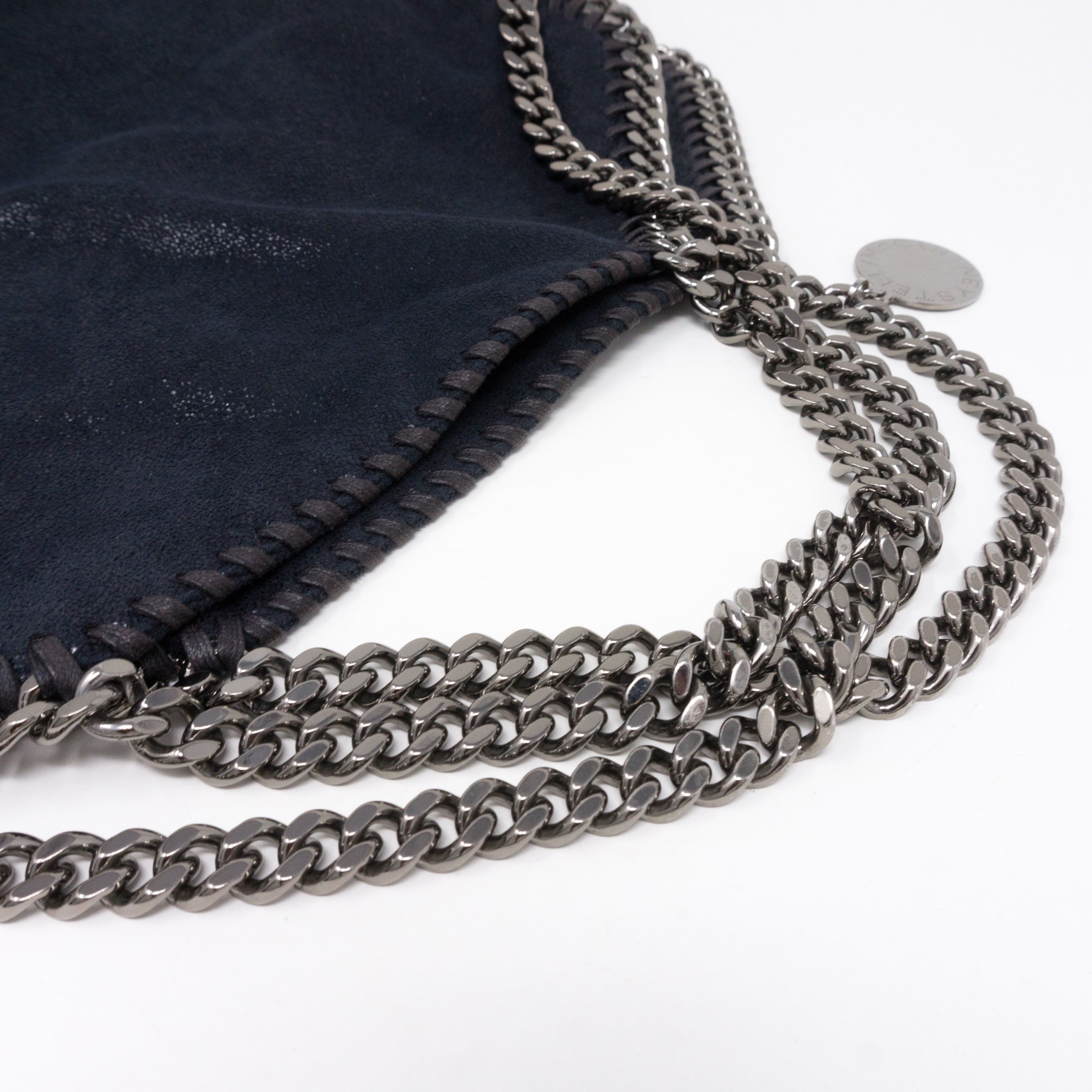 Falabella Fold Over Tote Blue