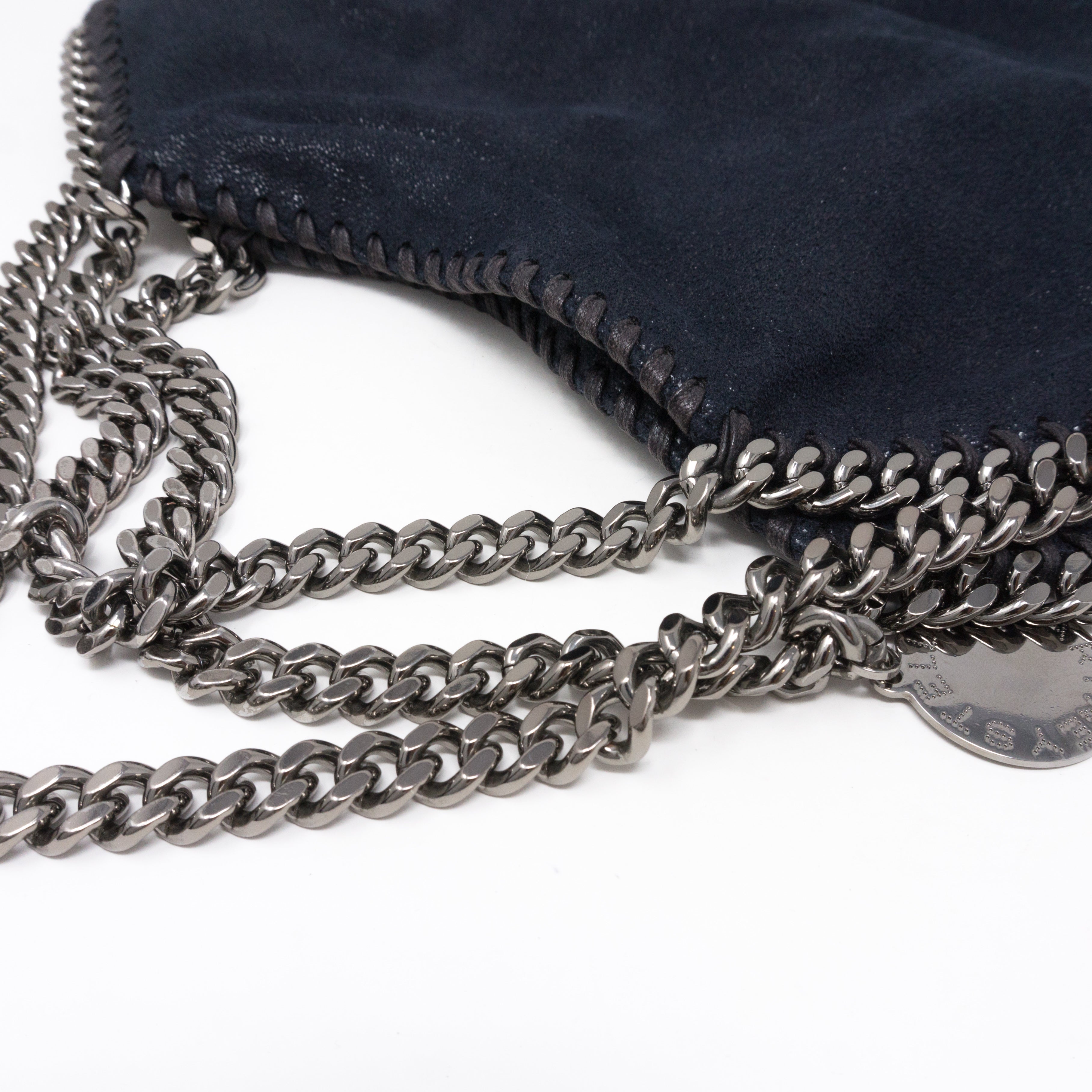 Falabella Fold Over Tote Blue