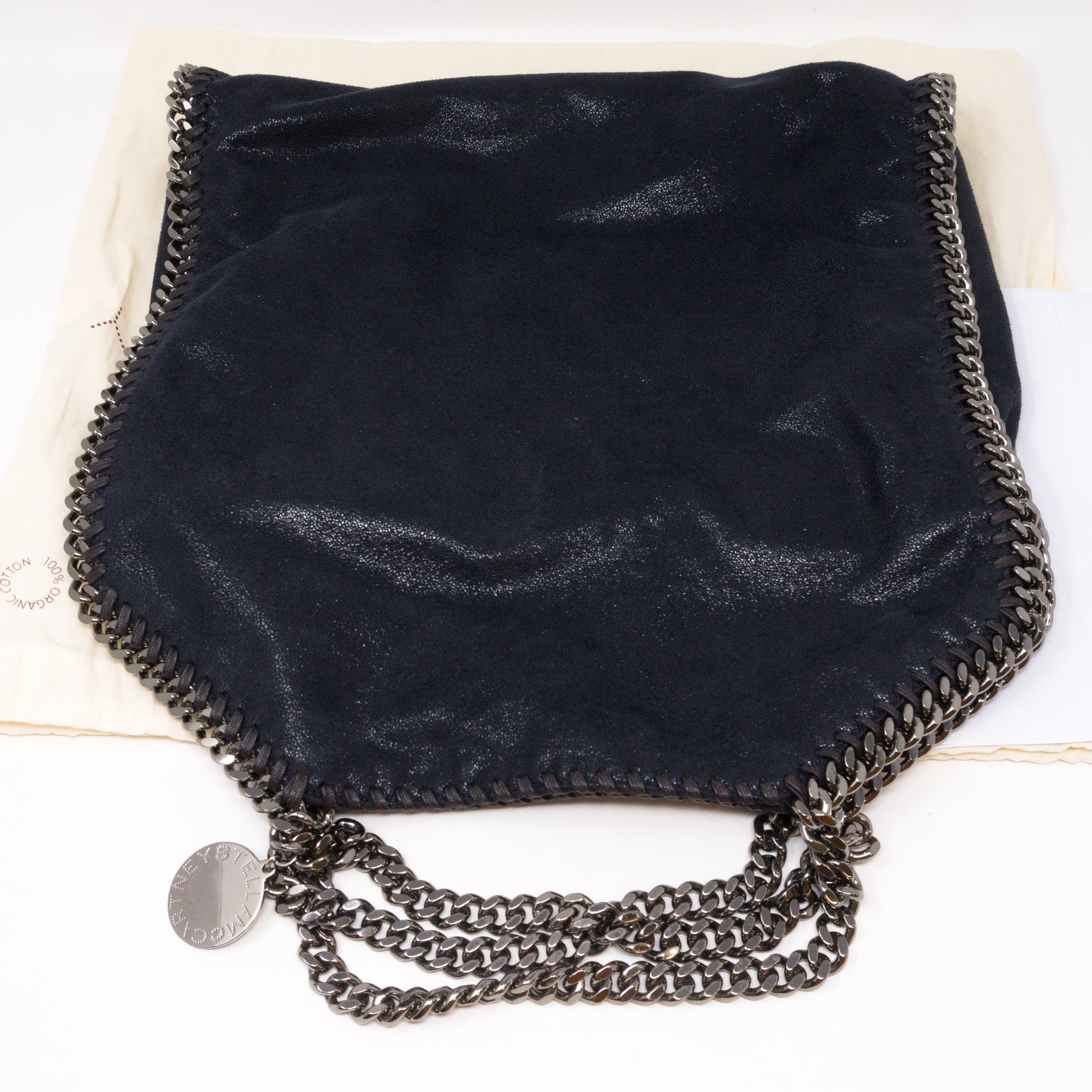 Falabella Fold Over Tote Blue