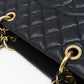 GST XL Grand Shopping Tote Black Caviar Gold