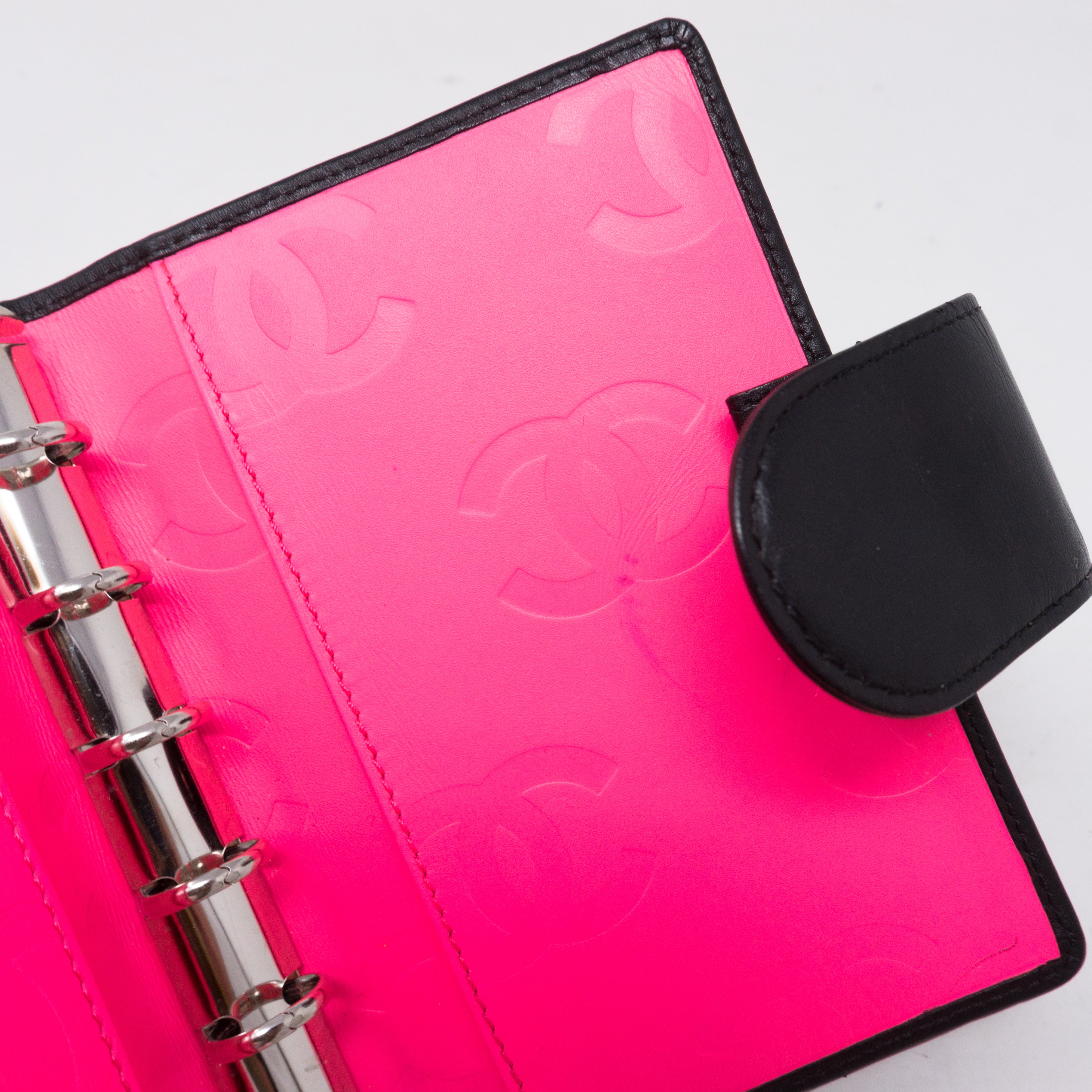 Cambon Agenda Small Black Leather