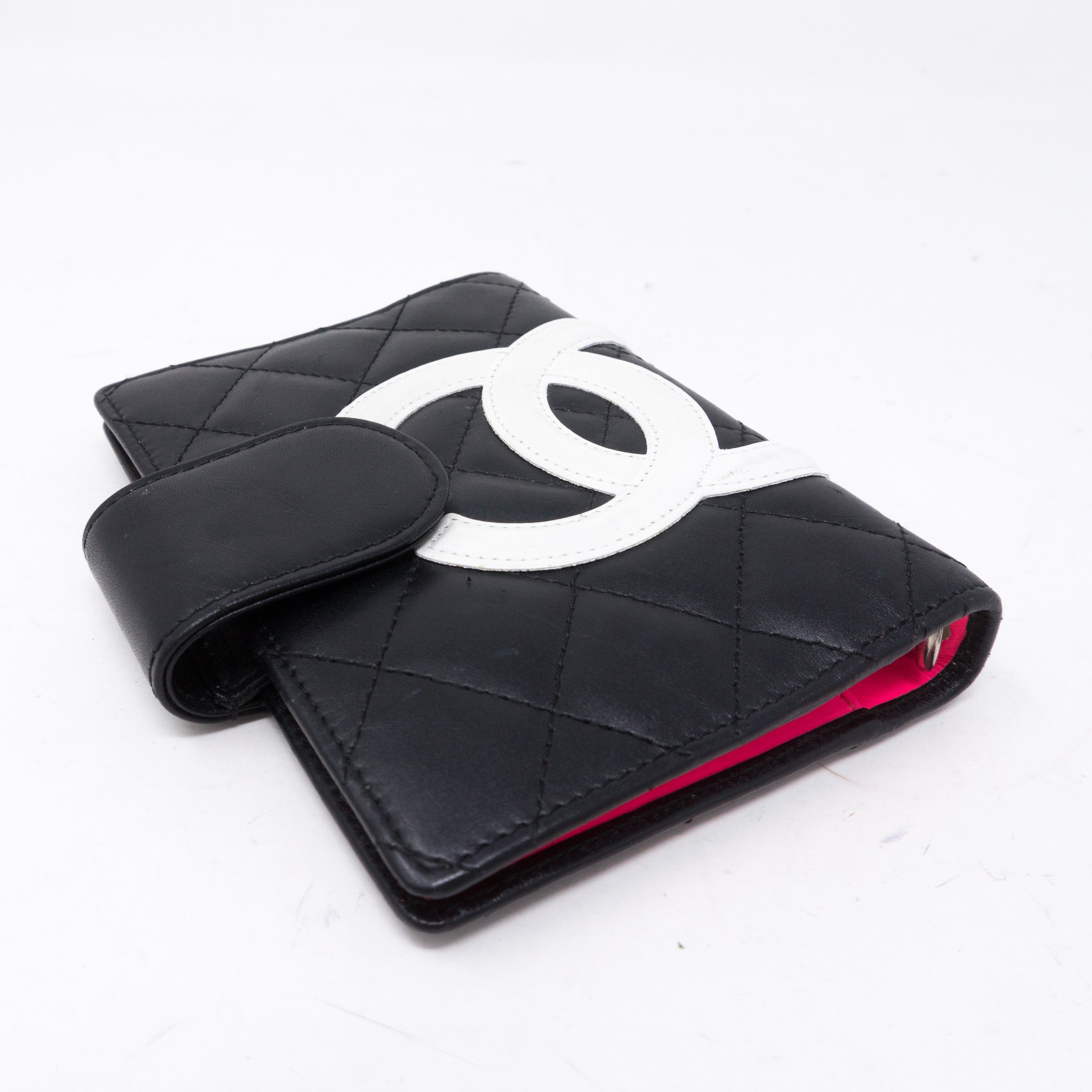 Cambon Agenda Small Black Leather