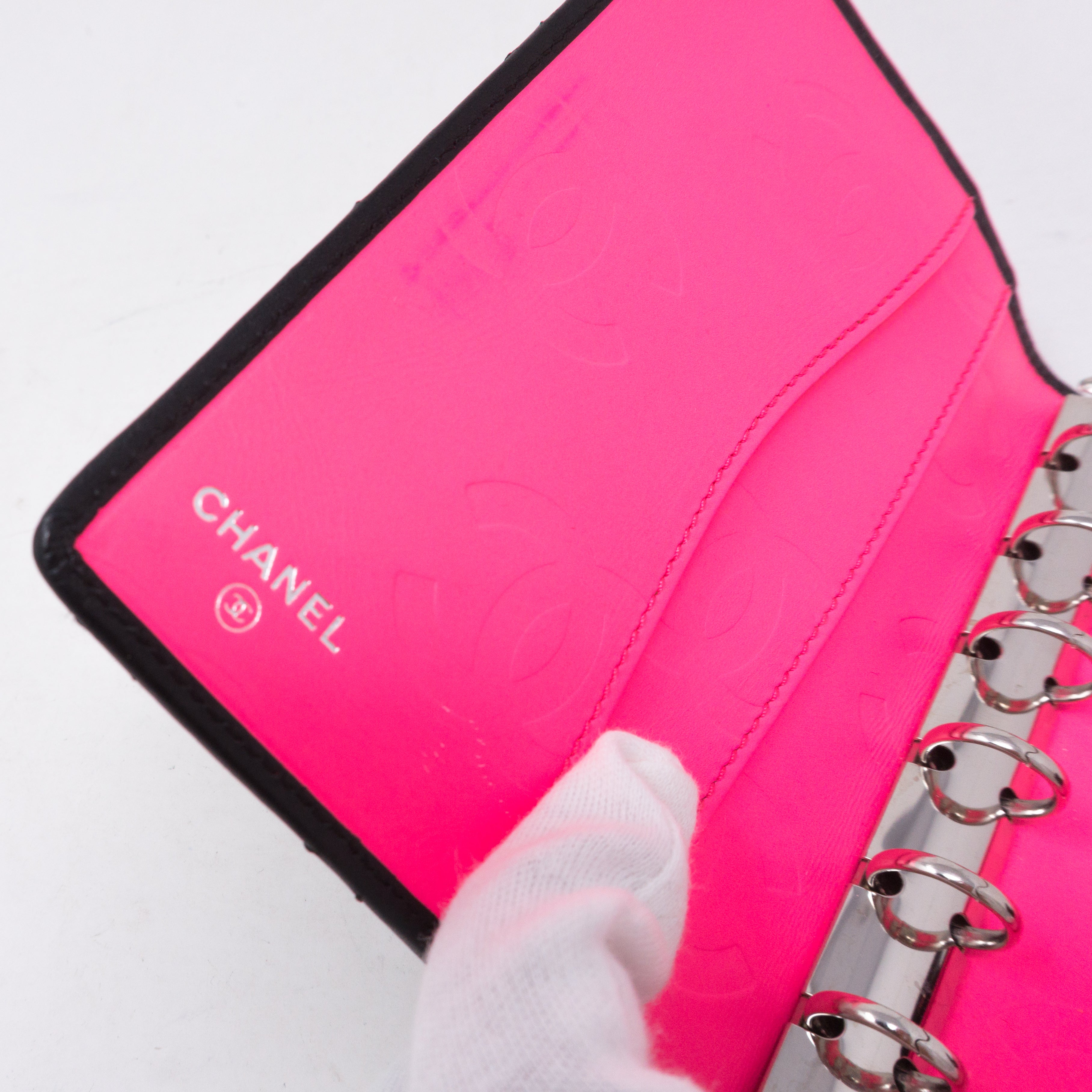 Cambon Agenda Small Black Leather