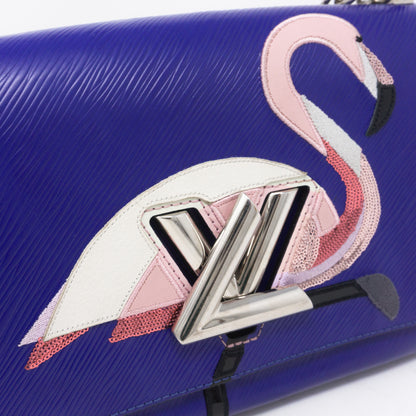 Twist MM Flamingo Blue Epi Leather