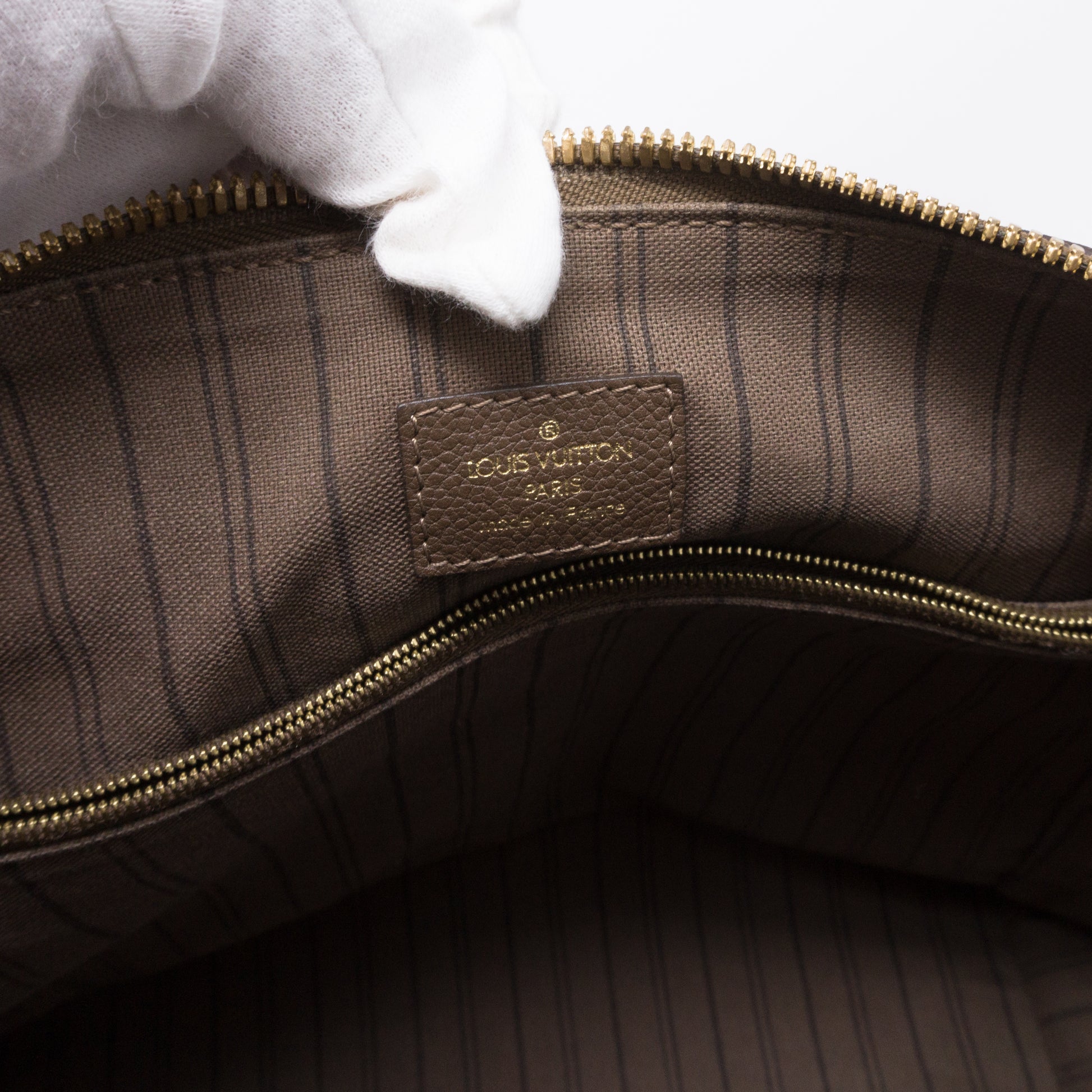 Louis Vuitton Ombre Monogram Empreinte Lumineuse PM label – Inside