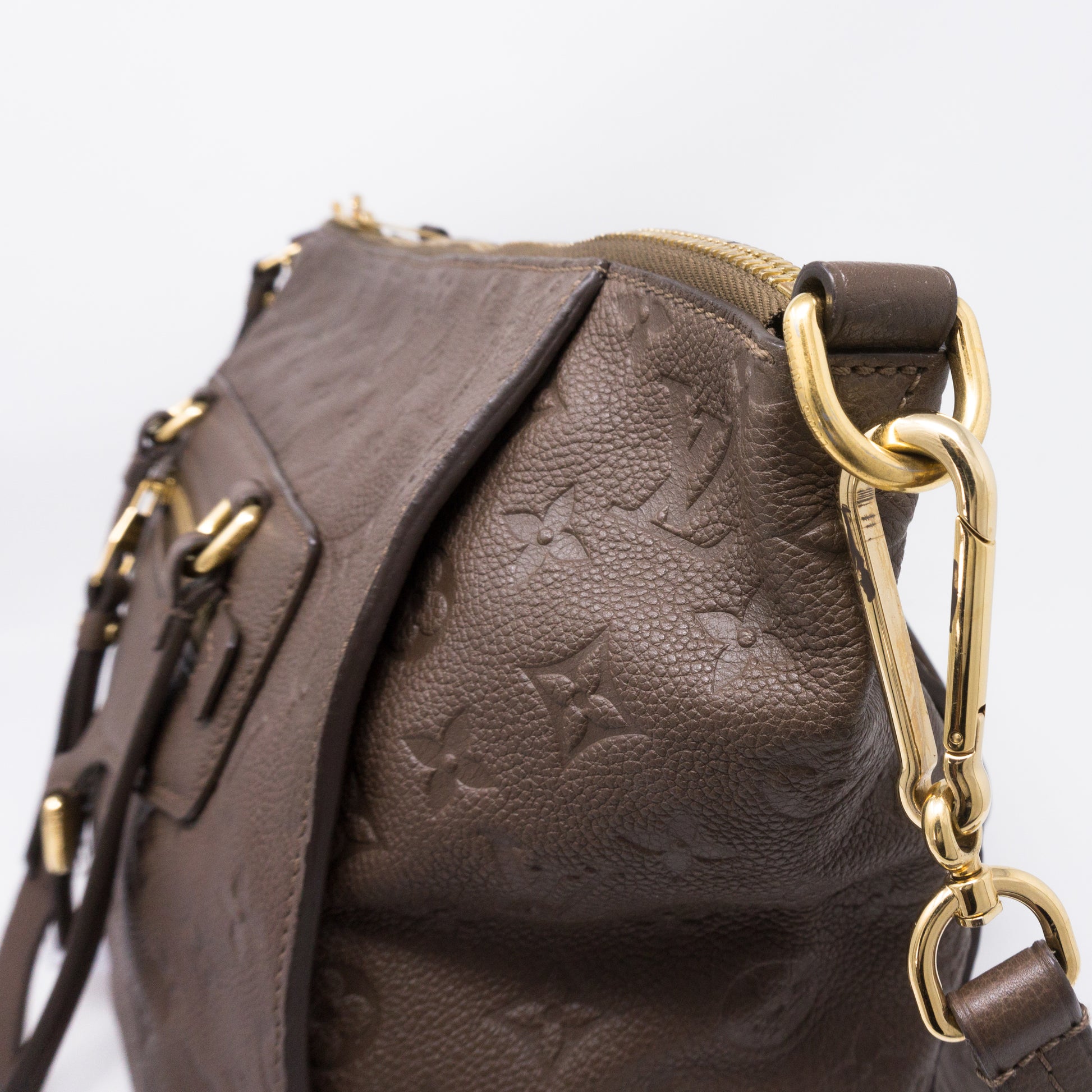 LOUIS VUITTON Ombre Lumineuse PM Brown Empriente Leather 2 Way