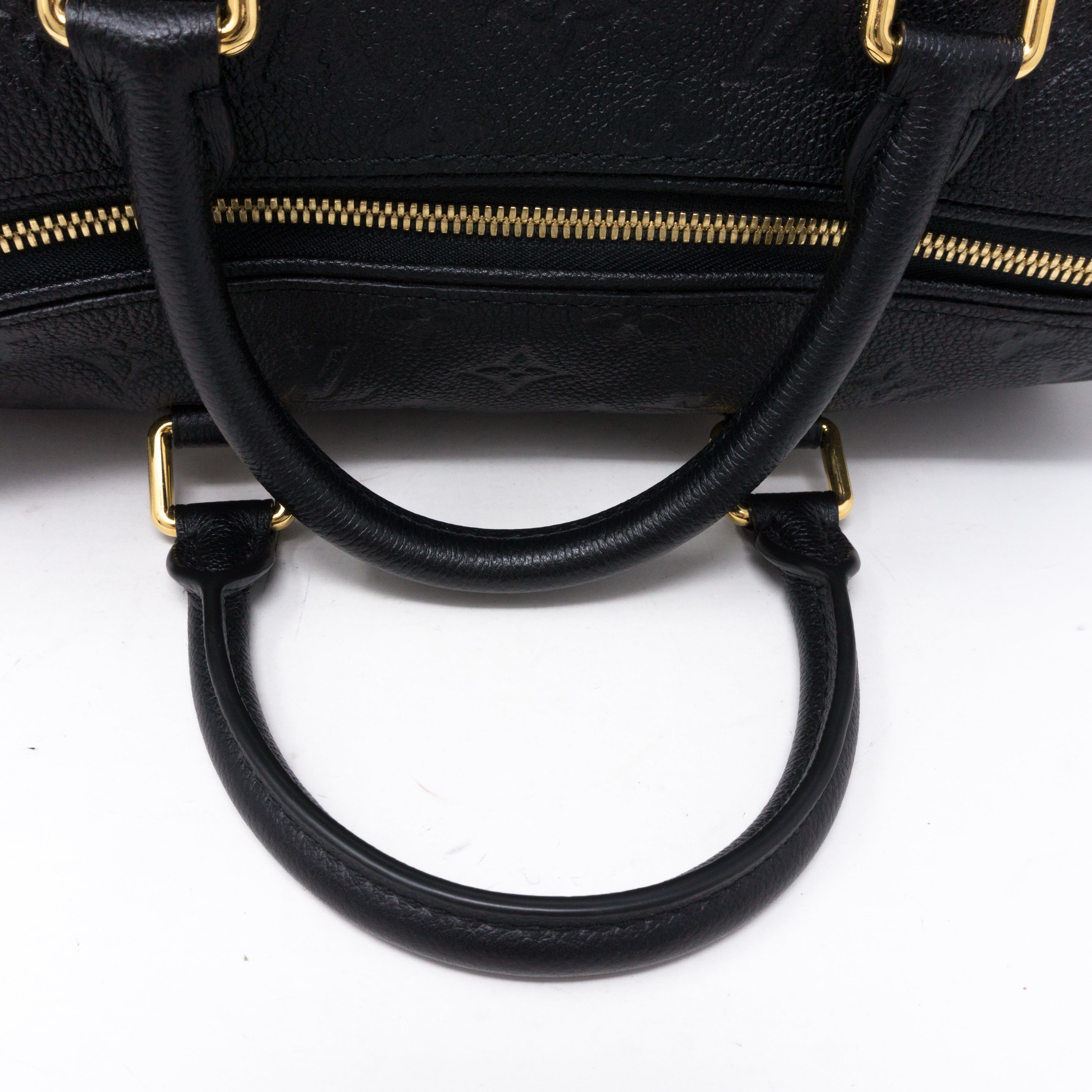 Speedy 30 Bandouliere Black Monogram Empreinte