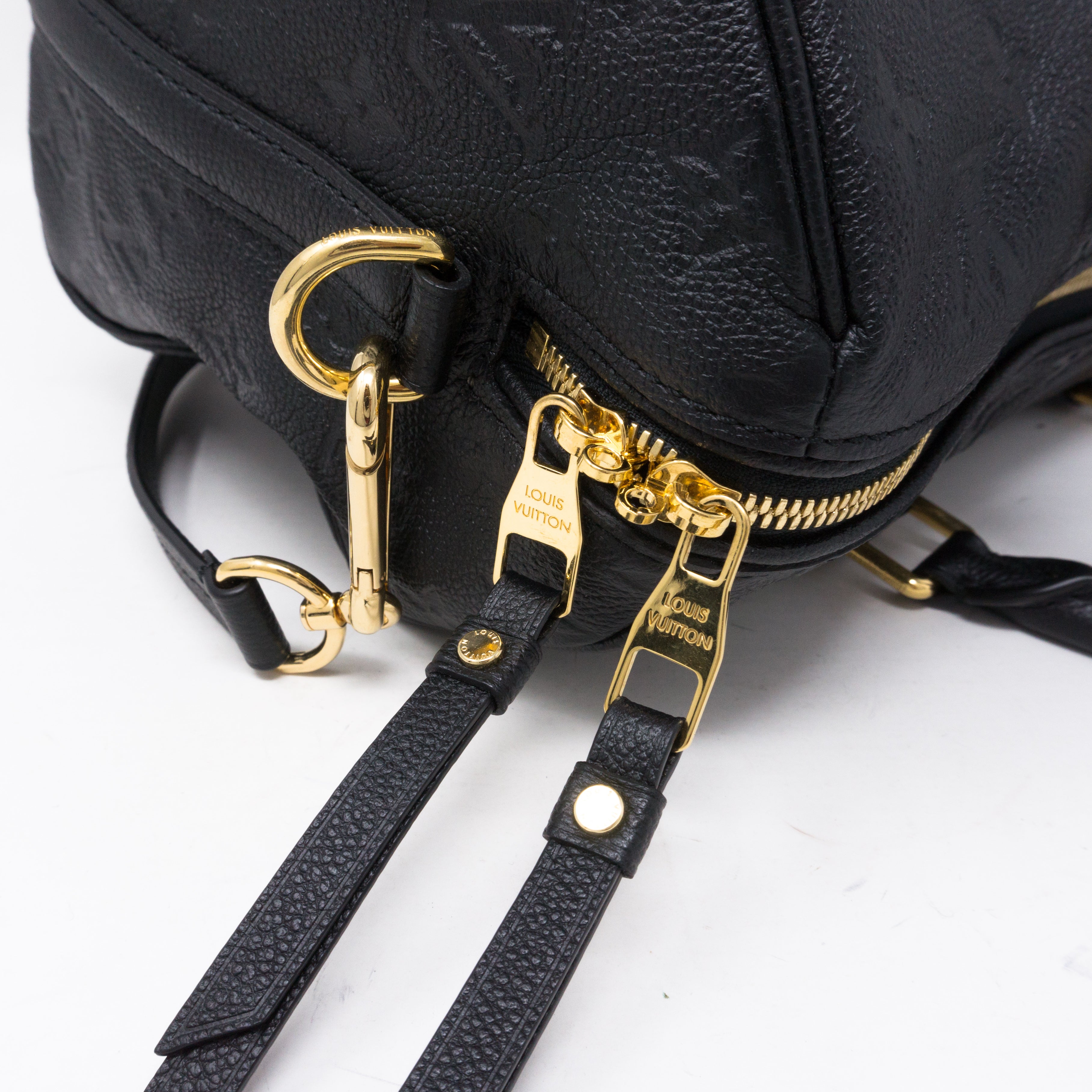 Speedy 30 Bandouliere Black Monogram Empreinte