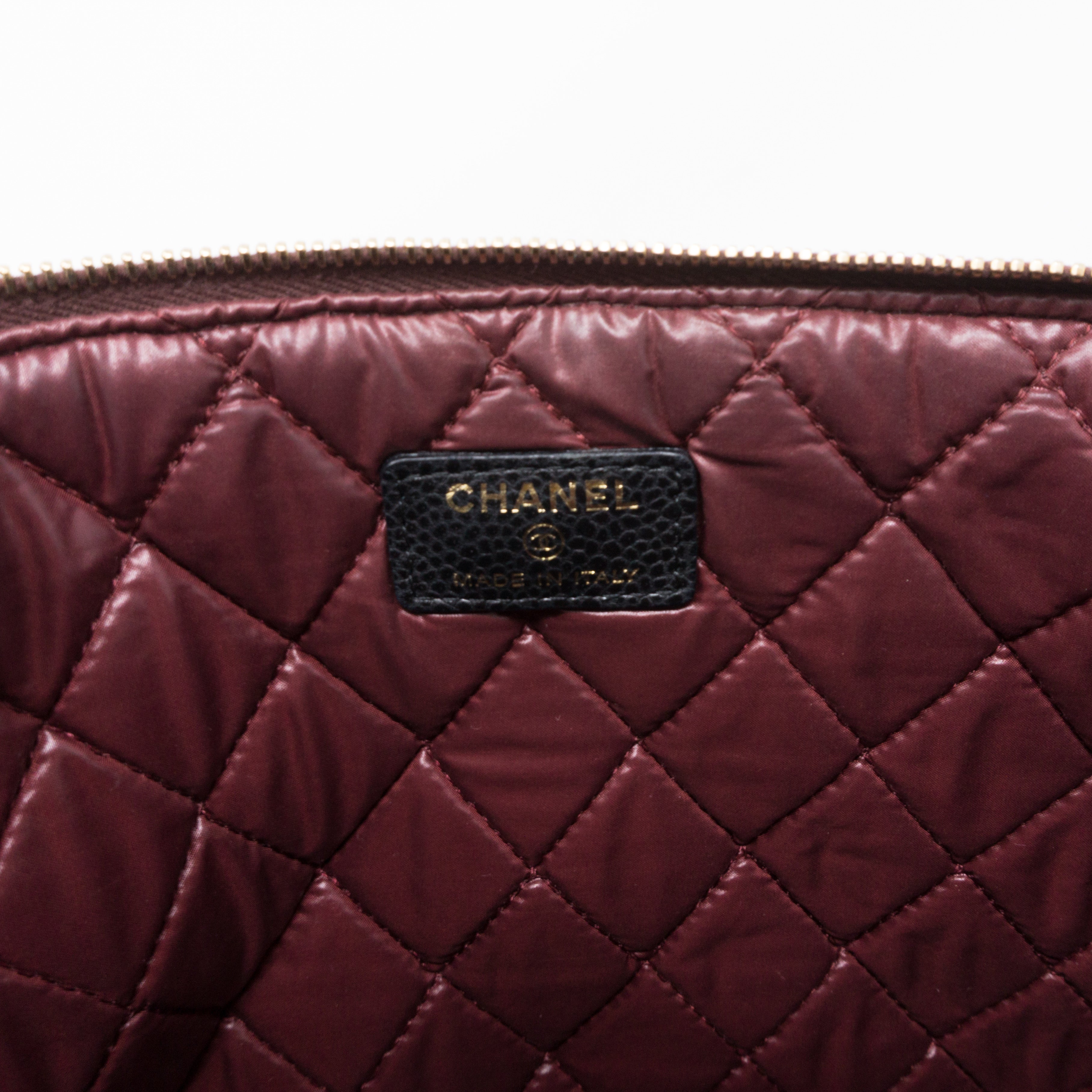 O-Case Large Black Caviar Leather