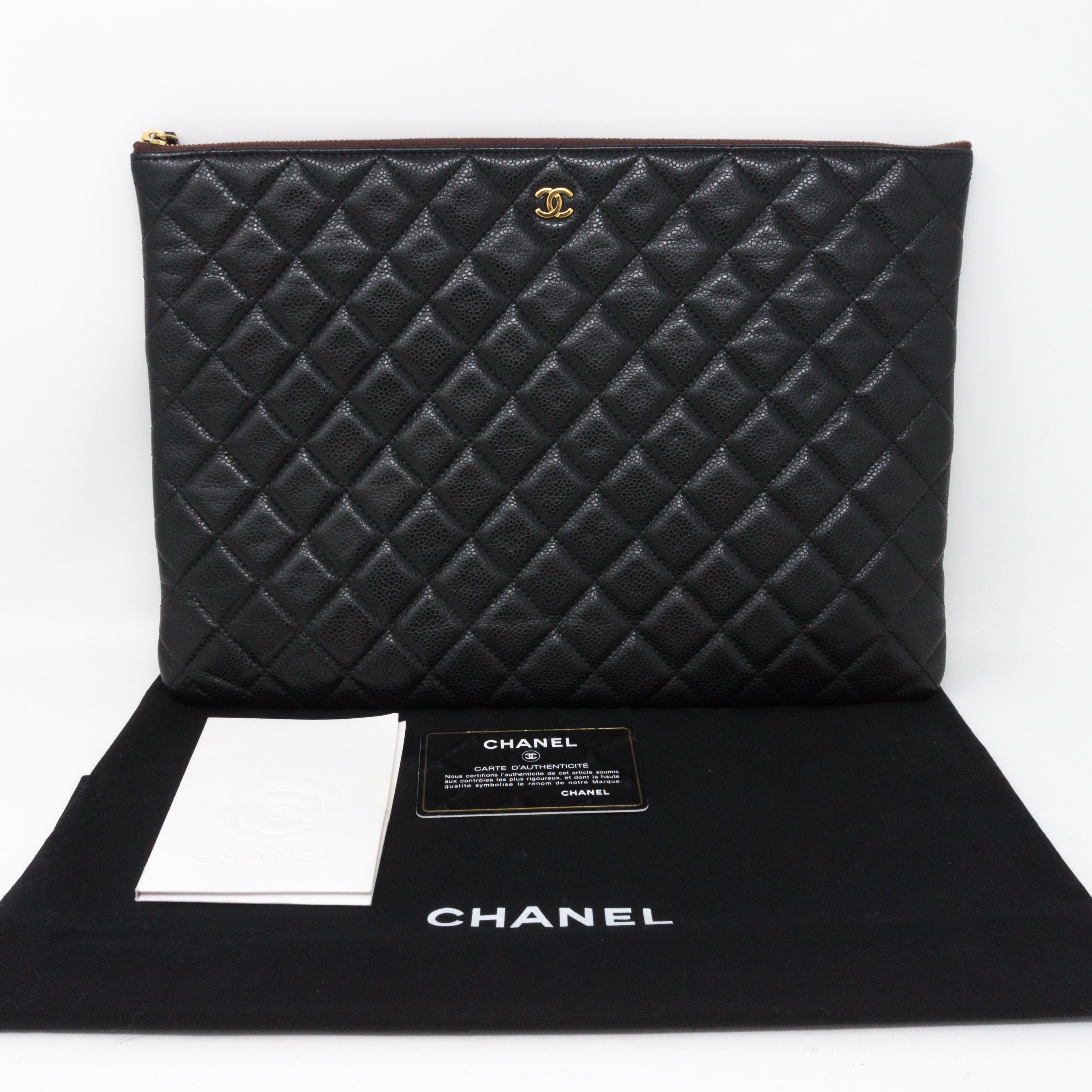 5. LP x C Chanel Black Caviar Leather Carry On Suitcase - AGL1680
