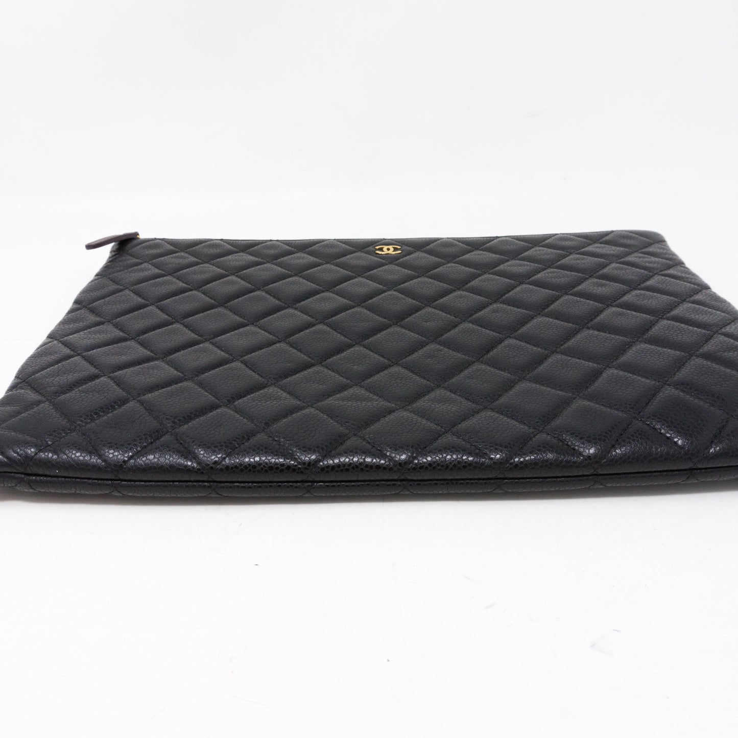 O-Case Large Black Caviar Leather