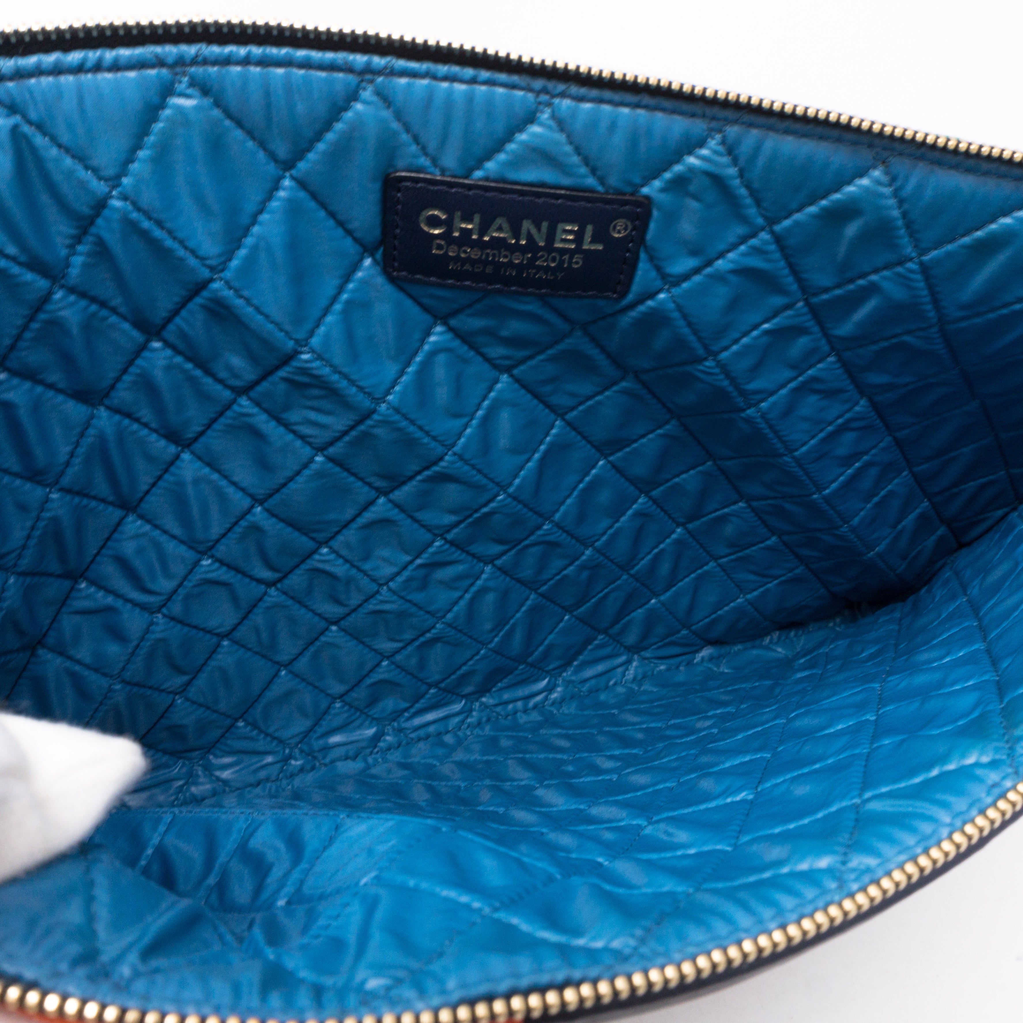 O-Case Large Colorblock Leather