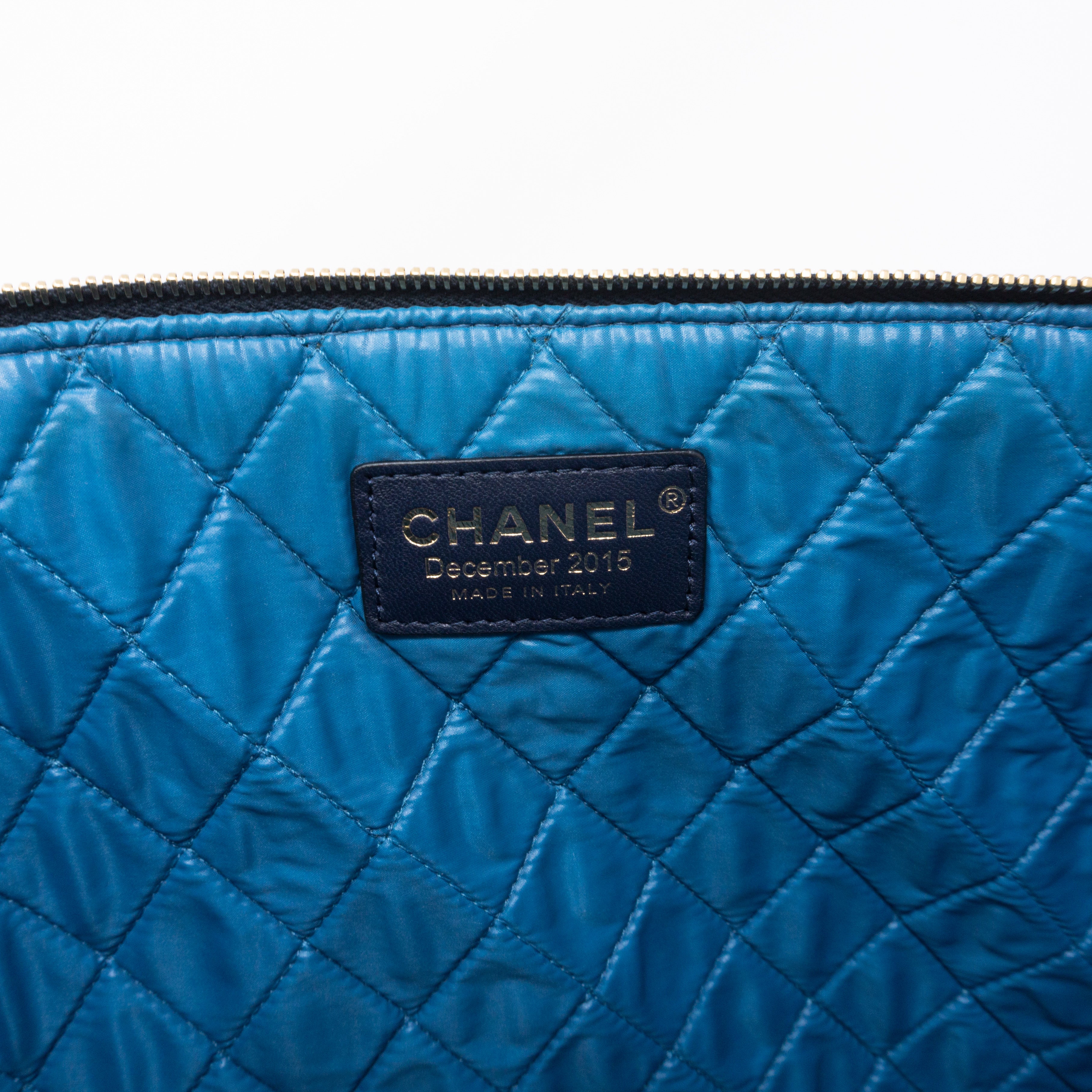 O-Case Large Colorblock Leather