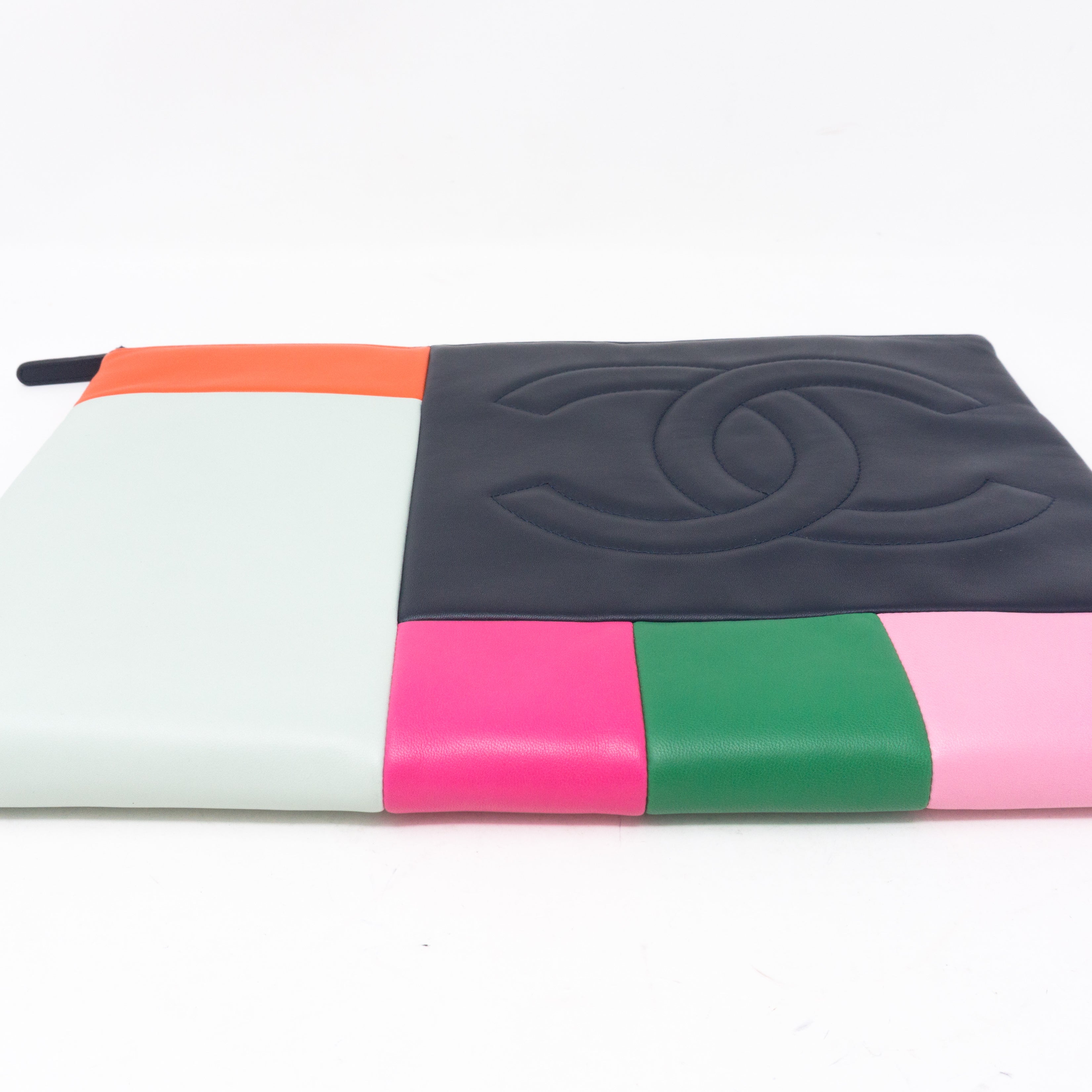 O-Case Large Colorblock Leather