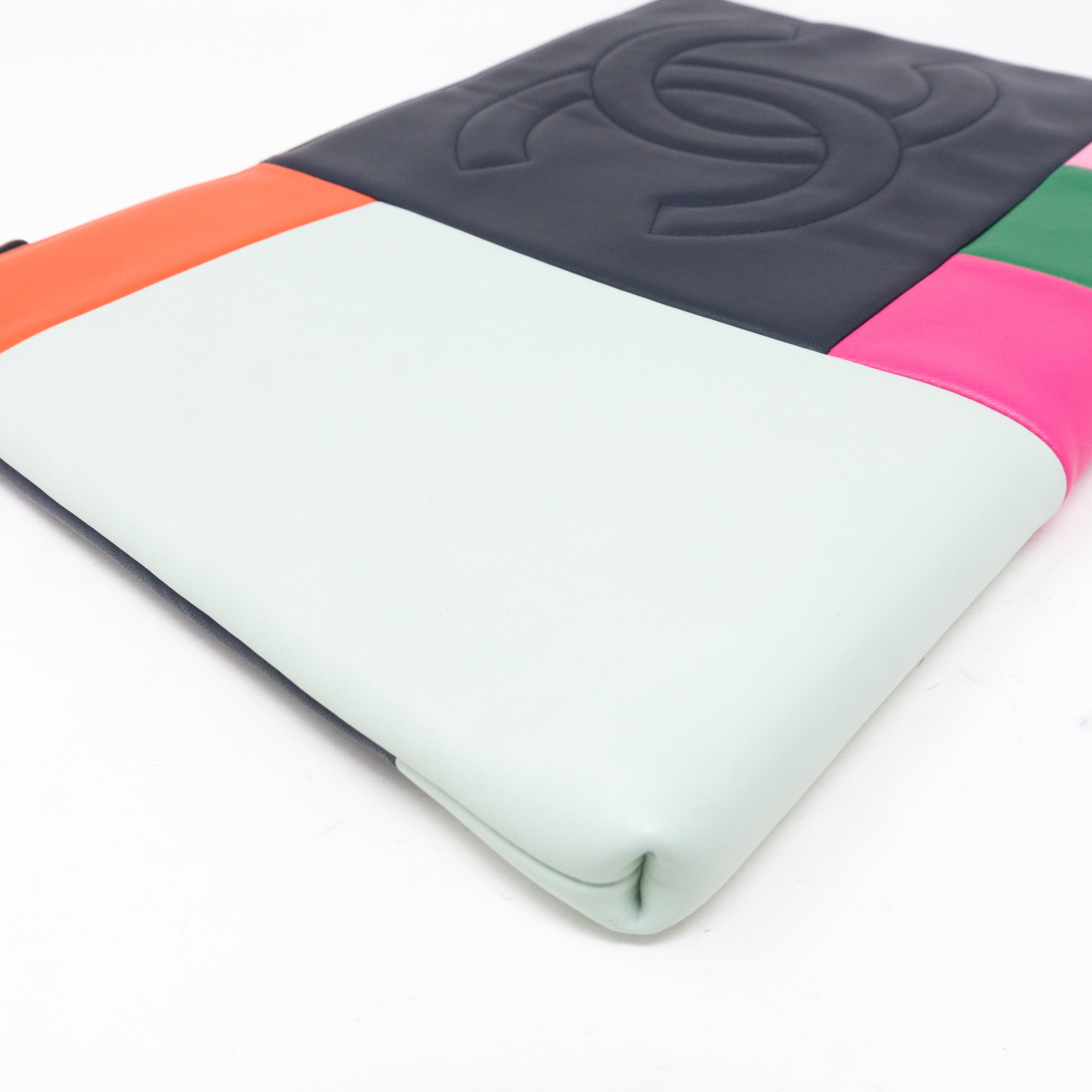 O-Case Large Colorblock Leather