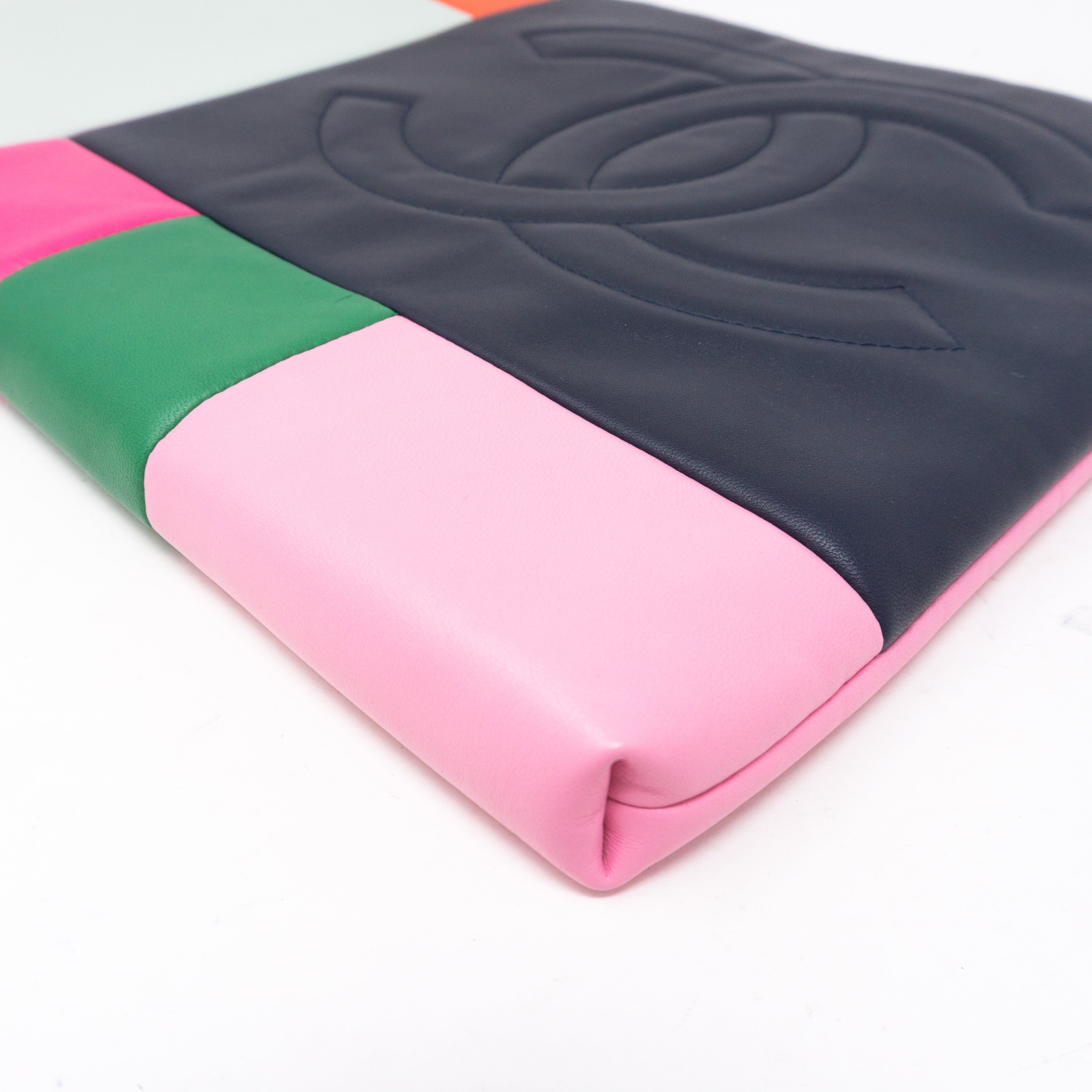 O-Case Large Colorblock Leather