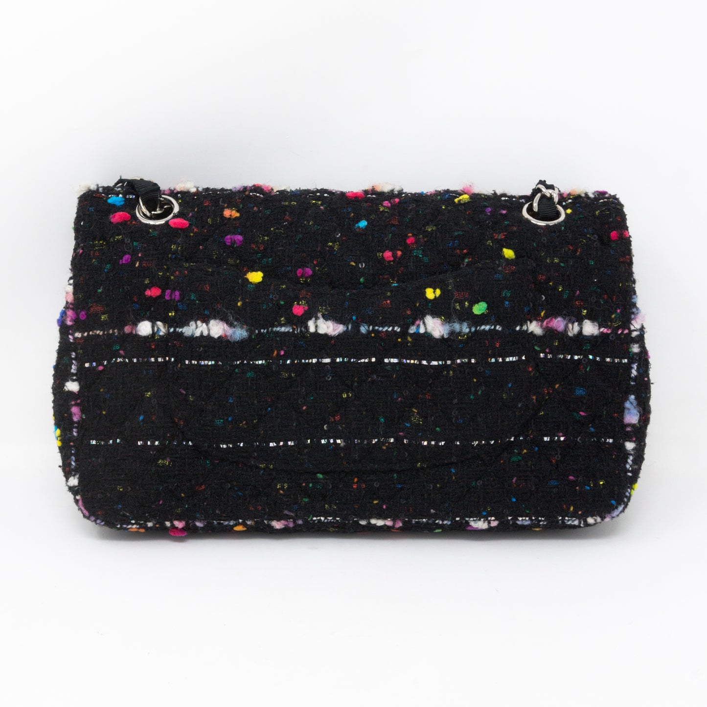 Classic Double Flap Medium Tweed Multicolor