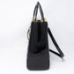 Lady Dior Large Black Patent Leather