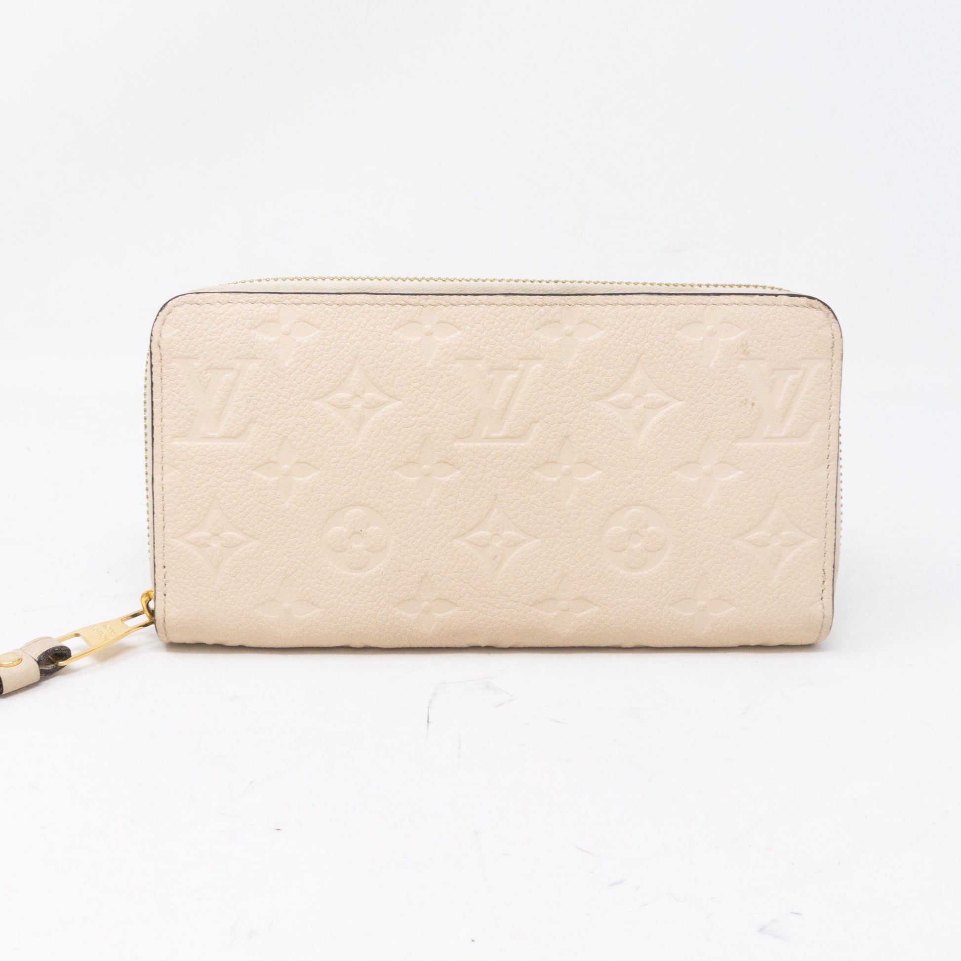 Zippy cloth wallet Louis Vuitton White in Cloth - 28012051