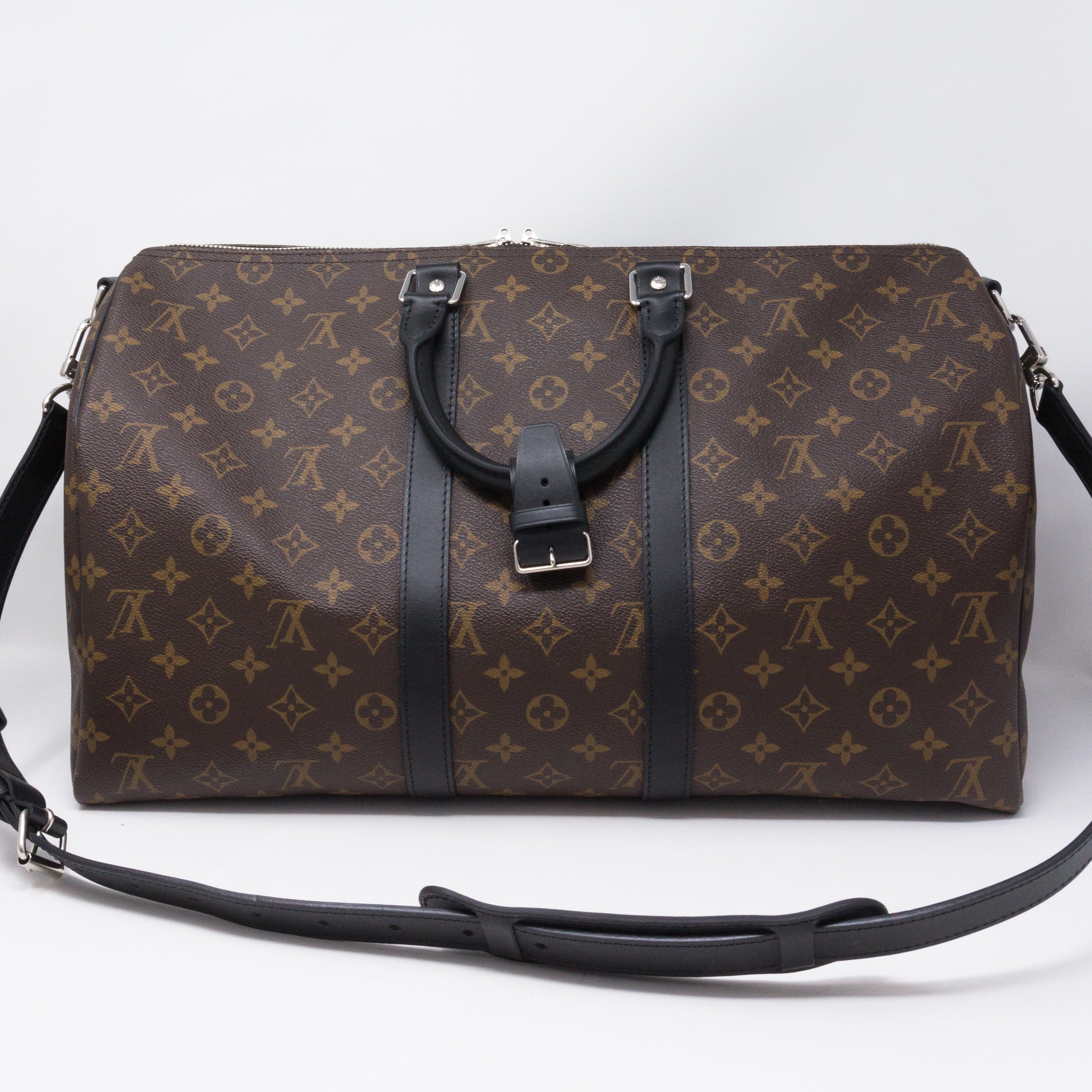 Keepall 45 Bandouliere Monogram Macassar