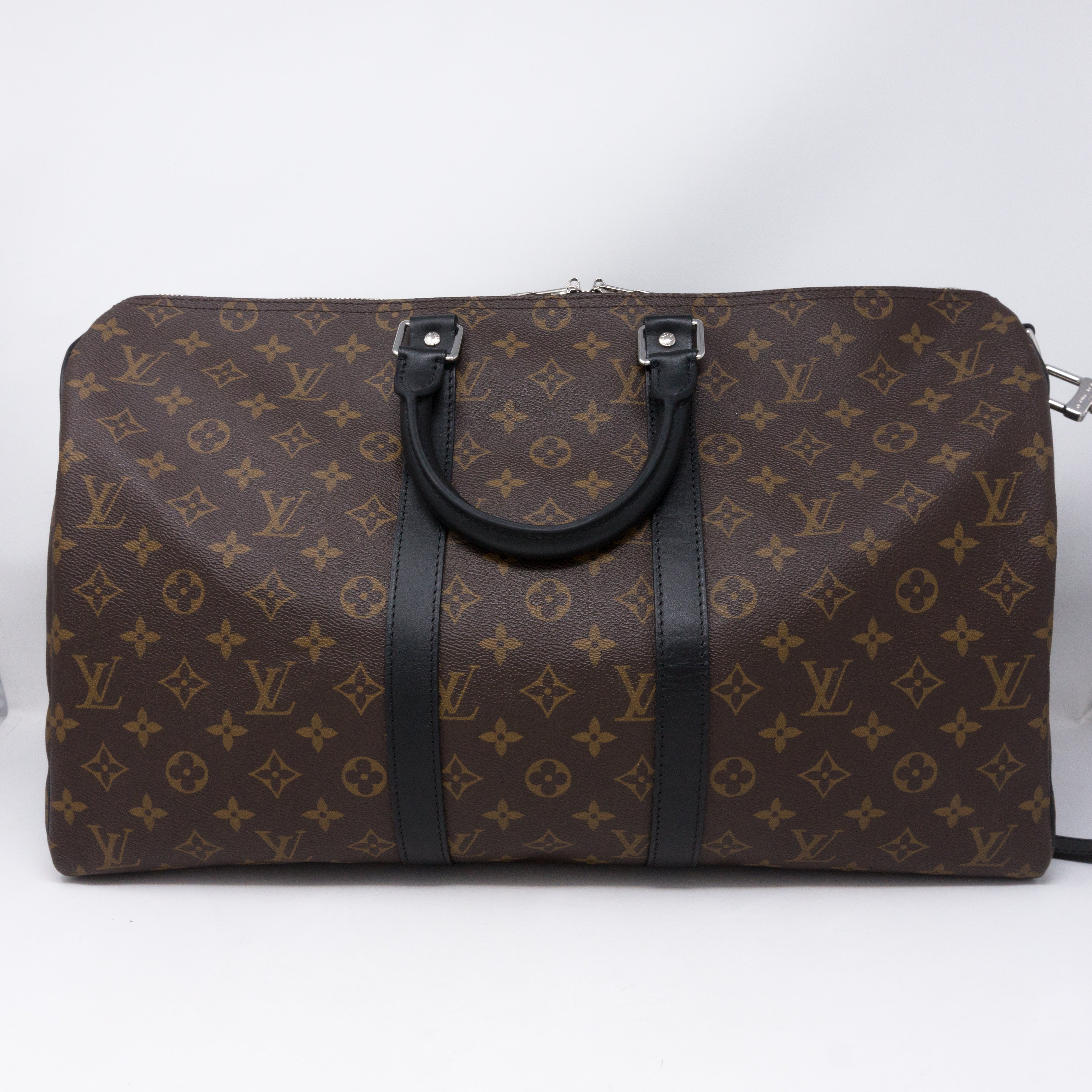 Keepall 45 Bandouliere Monogram Macassar