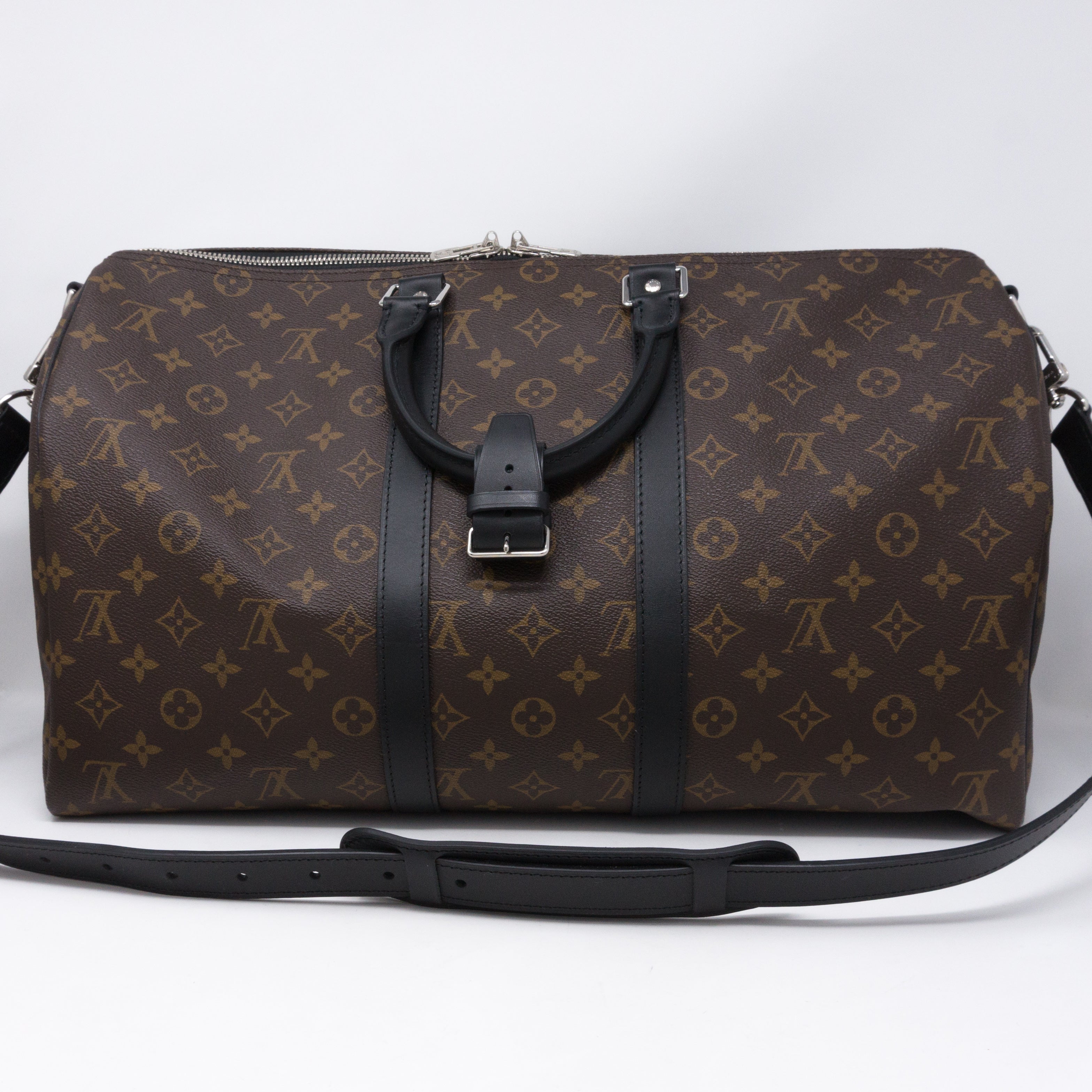 Keepall 45 Bandouliere Monogram Macassar