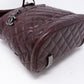 Mountain Backpack Large Quilted Burgundy Glazed Leather