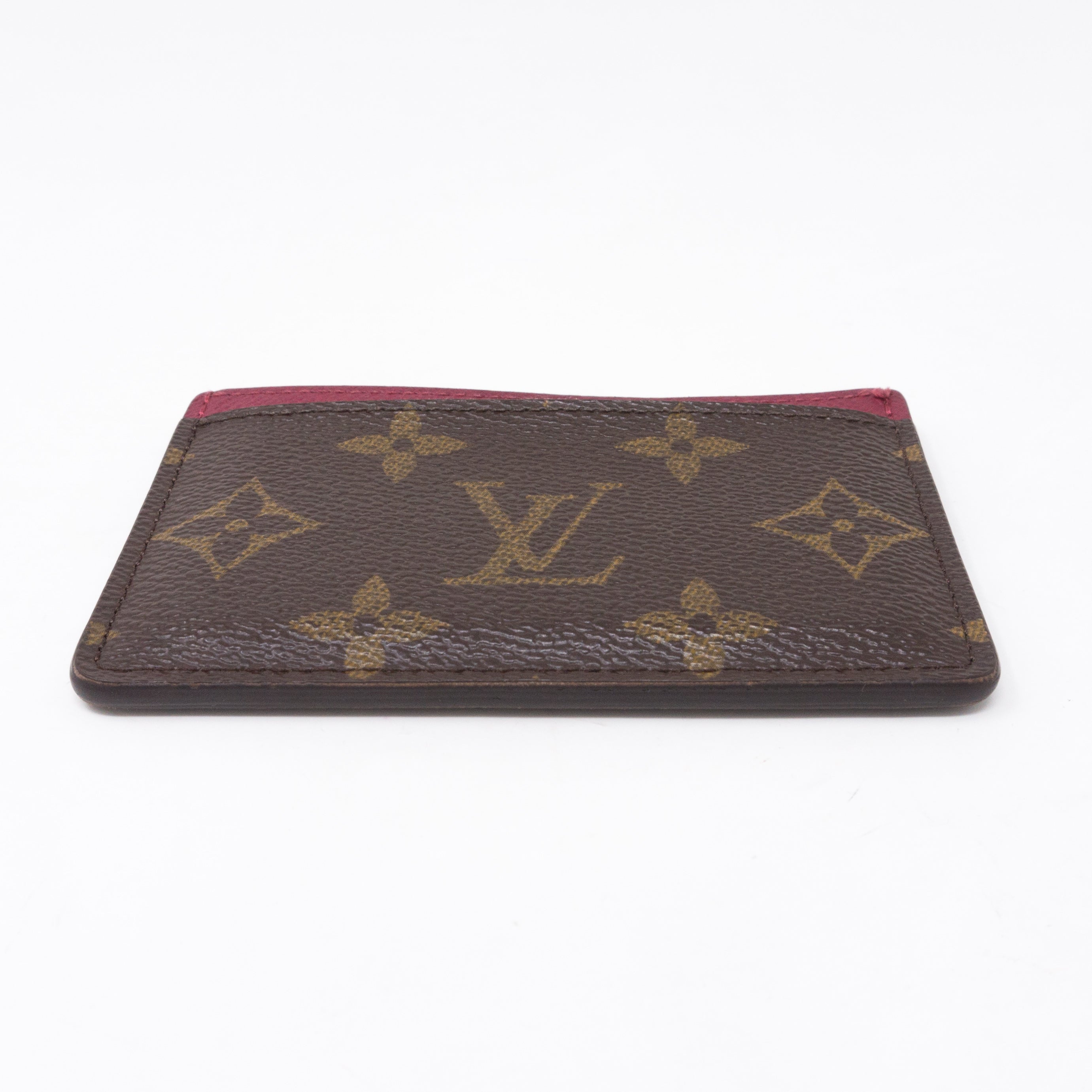 Card Holder Monogram Fuchsia