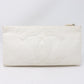Squares Pouch Black & White Leather
