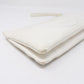 Squares Pouch Black & White Leather