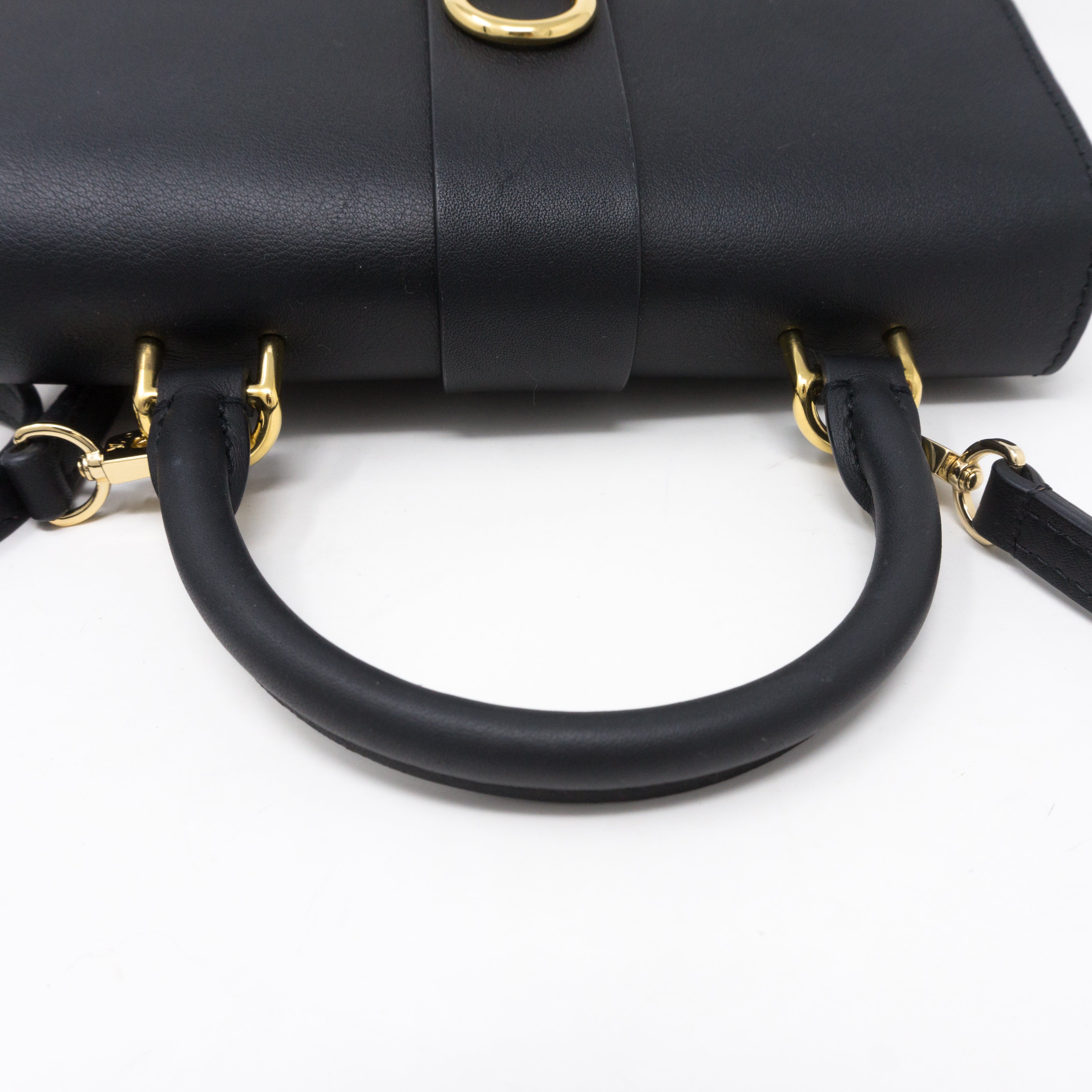 Locky BB Monogram Black Leather