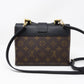 Locky BB Monogram Black Leather