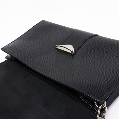 Pochette Iena Noir Electric Epi Leather