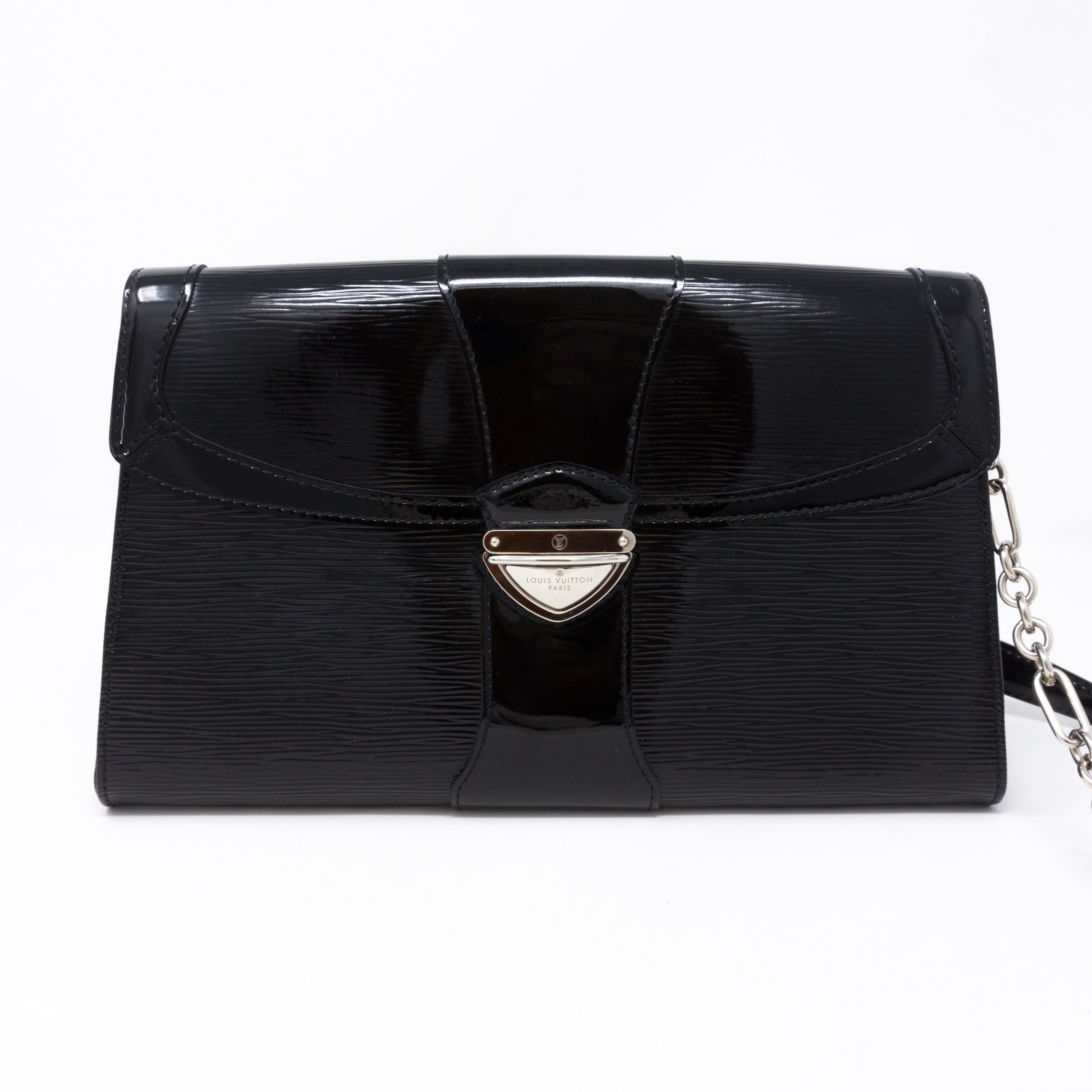 Pochette Iena Noir Electric Epi Leather