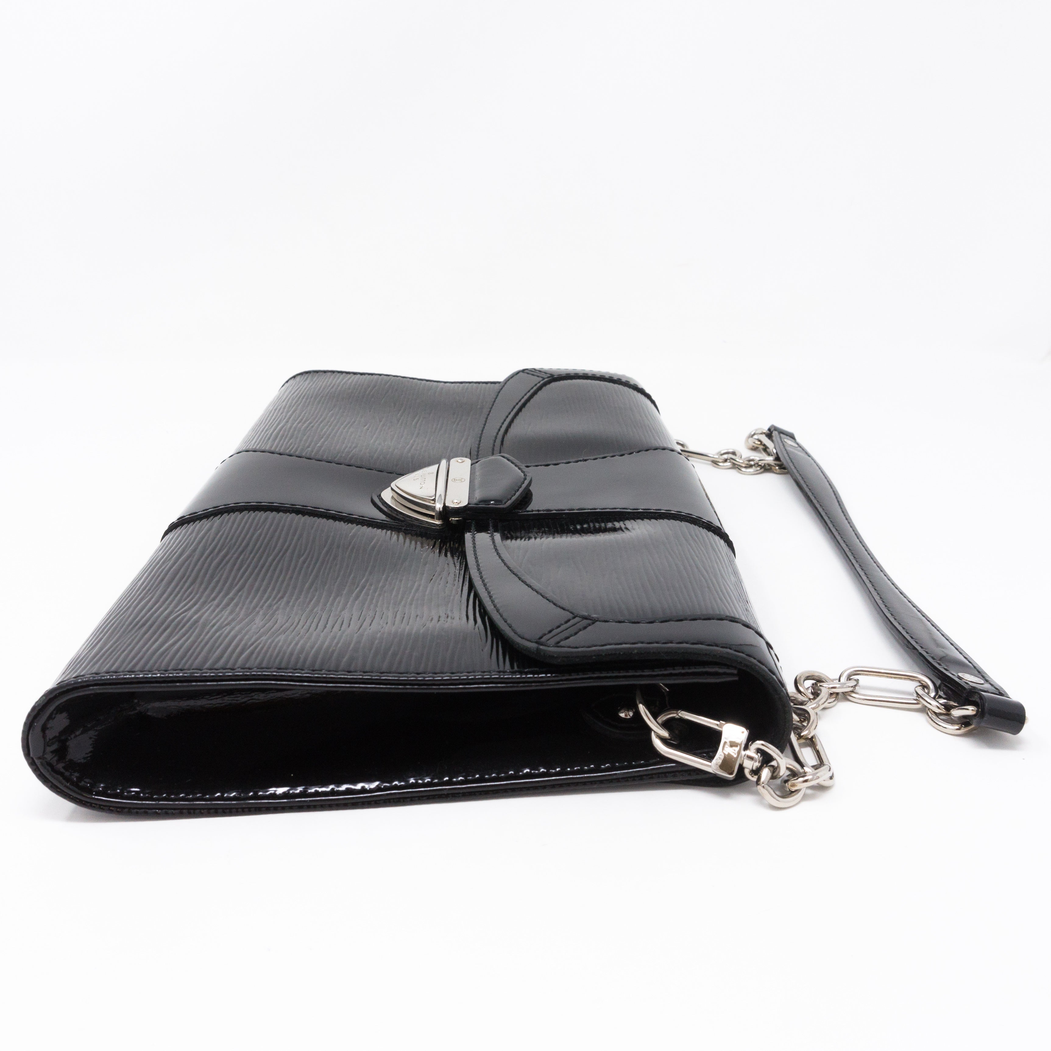 Pochette Iena Noir Electric Epi Leather