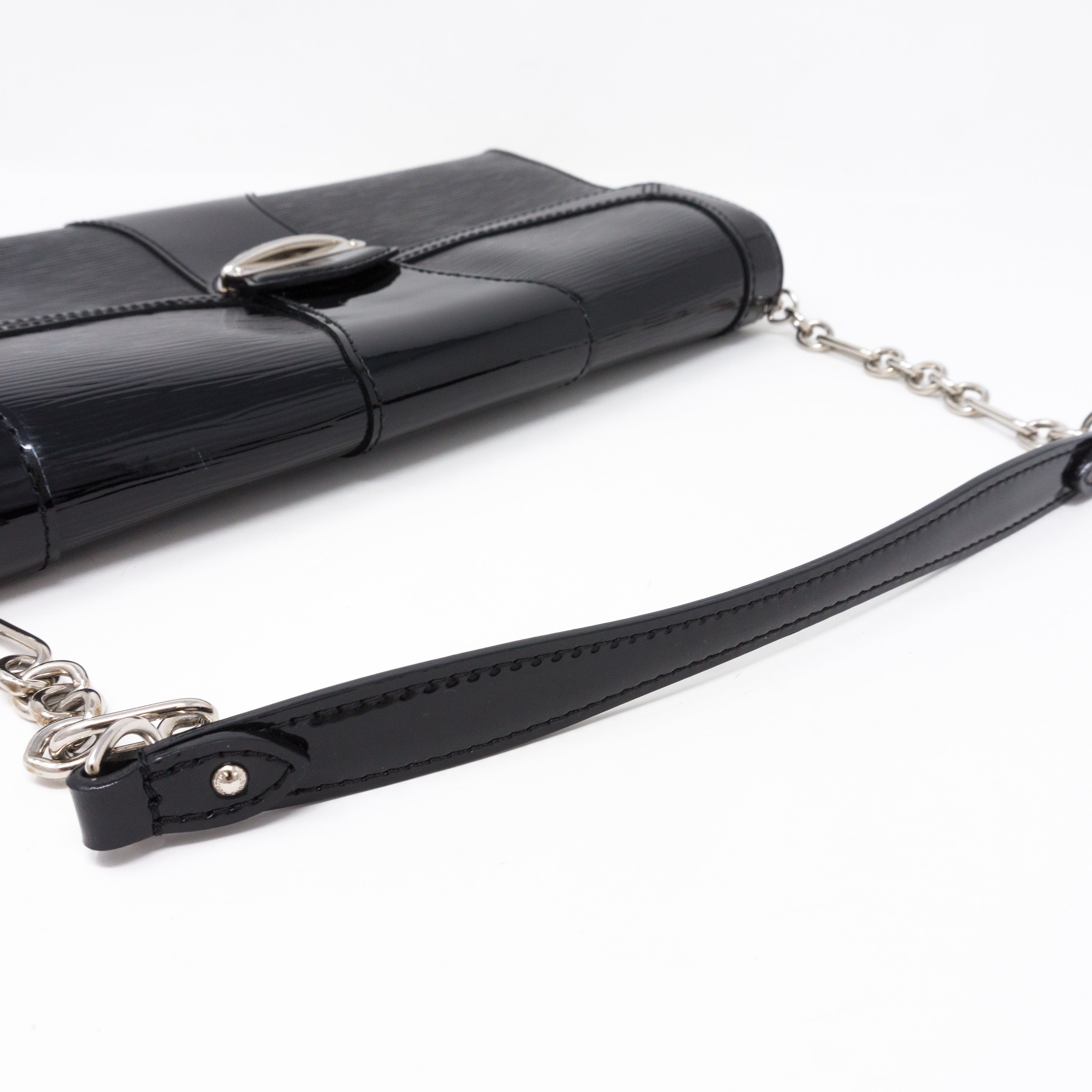 Pochette Iena Noir Electric Epi Leather