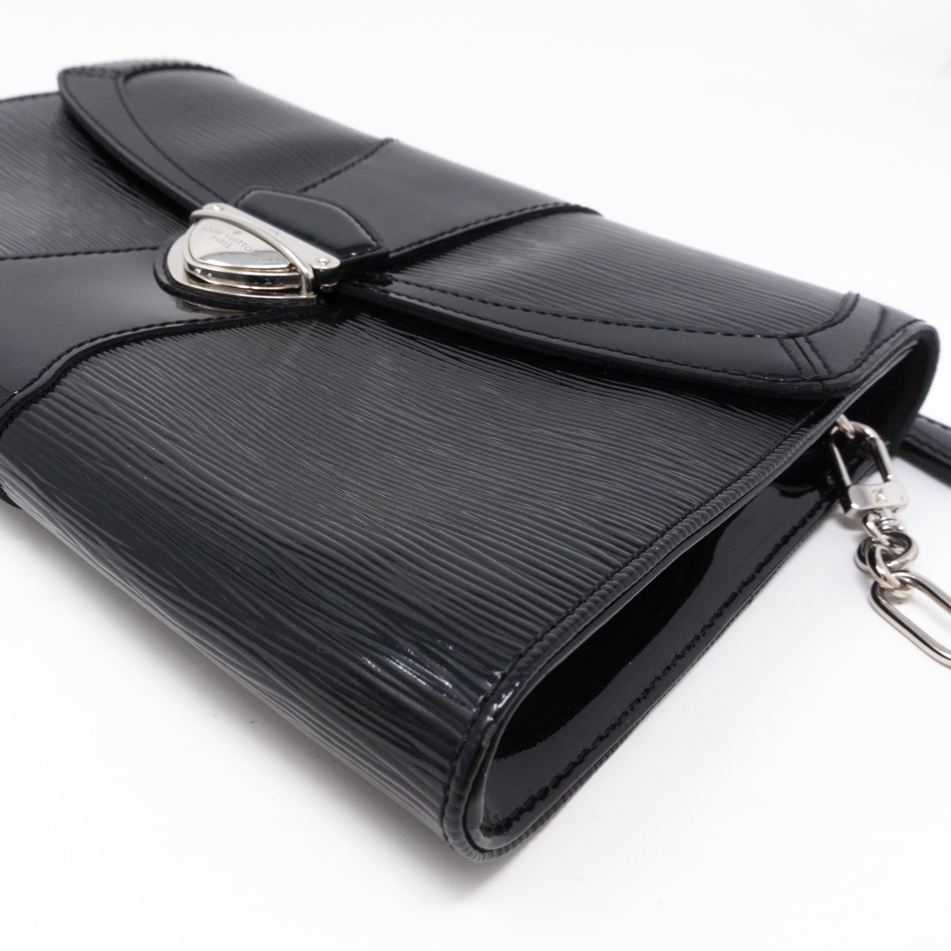 Pochette Iena Noir Electric Epi Leather