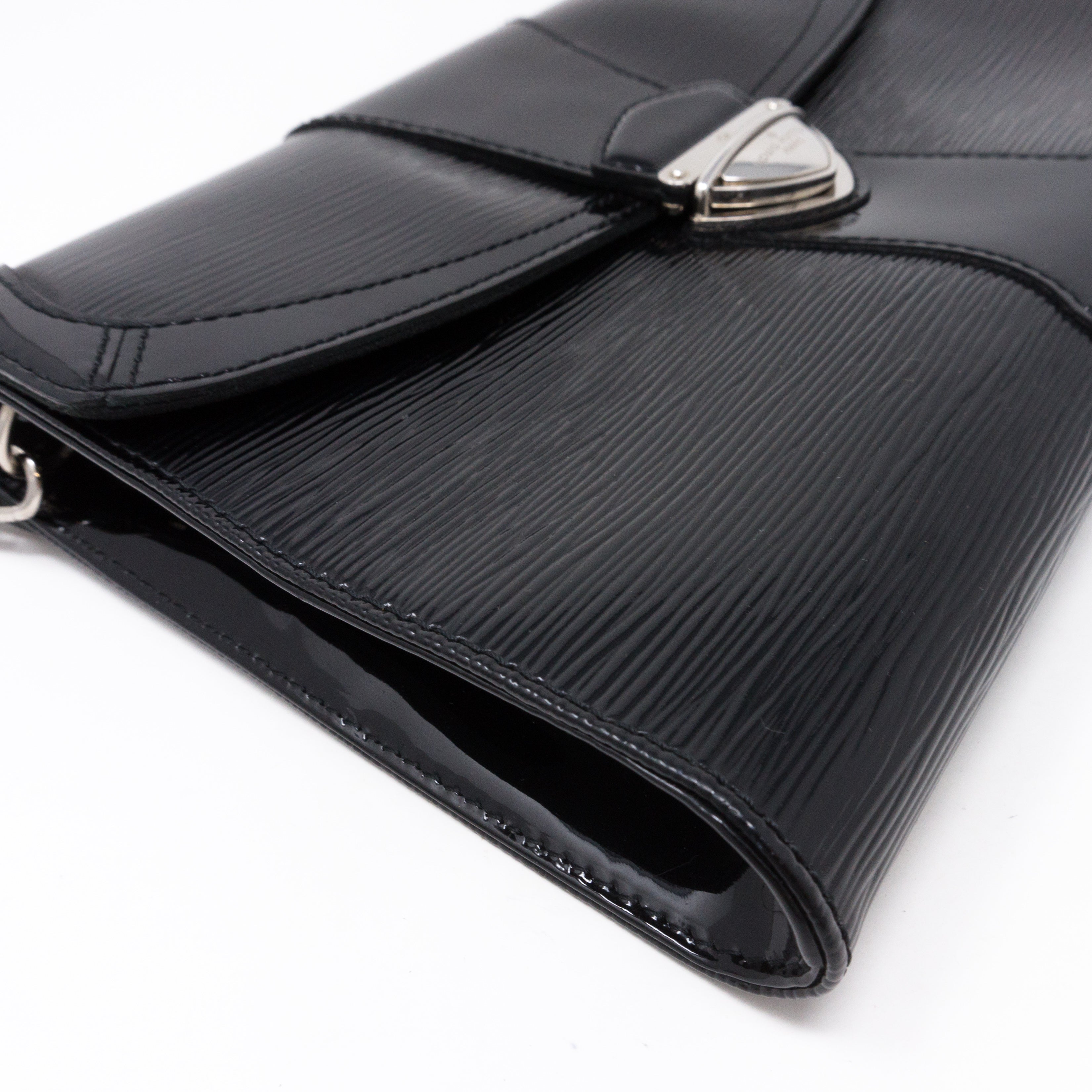 Pochette Iena Noir Electric Epi Leather