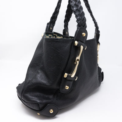 Pelham Shoulder Bag Guccissima Black Leather