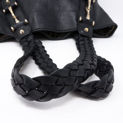 Pelham Shoulder Bag Guccissima Black Leather