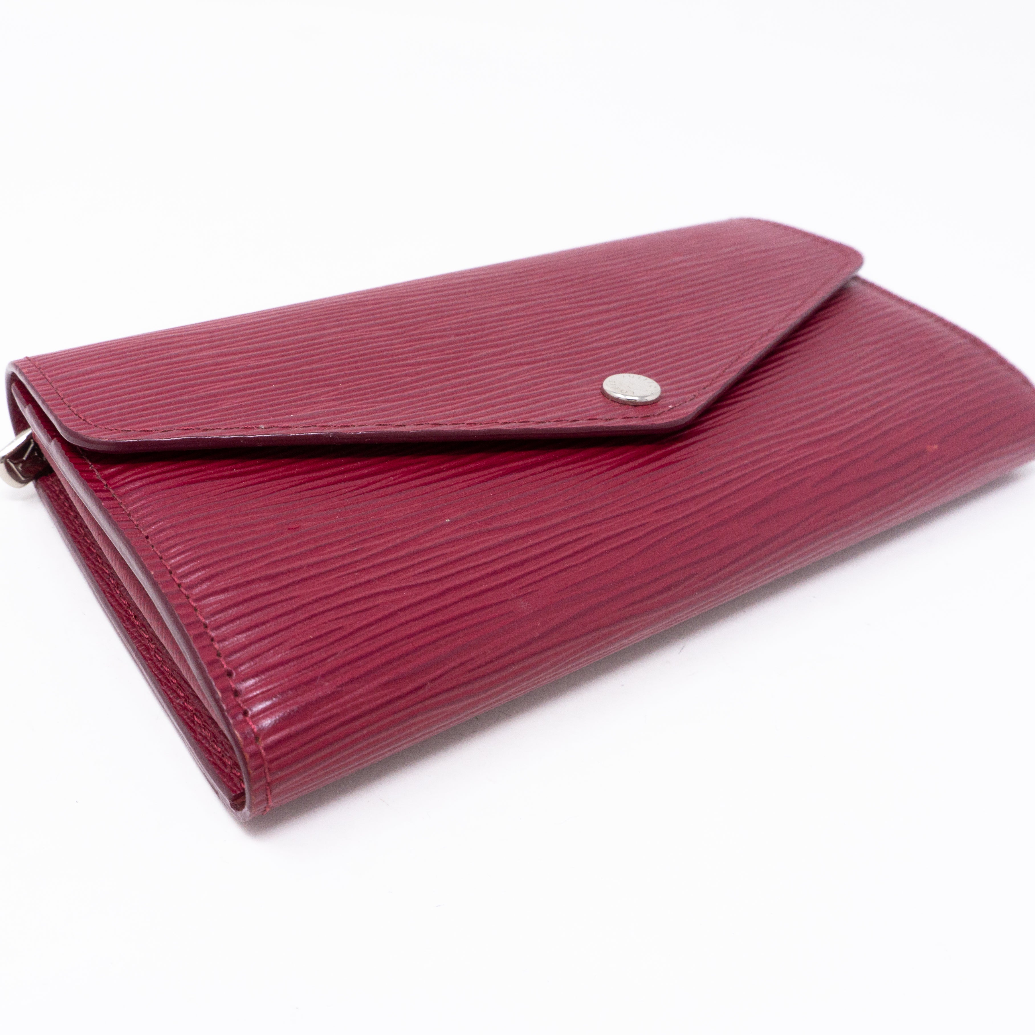 Sarah Wallet Epi Fuchsia