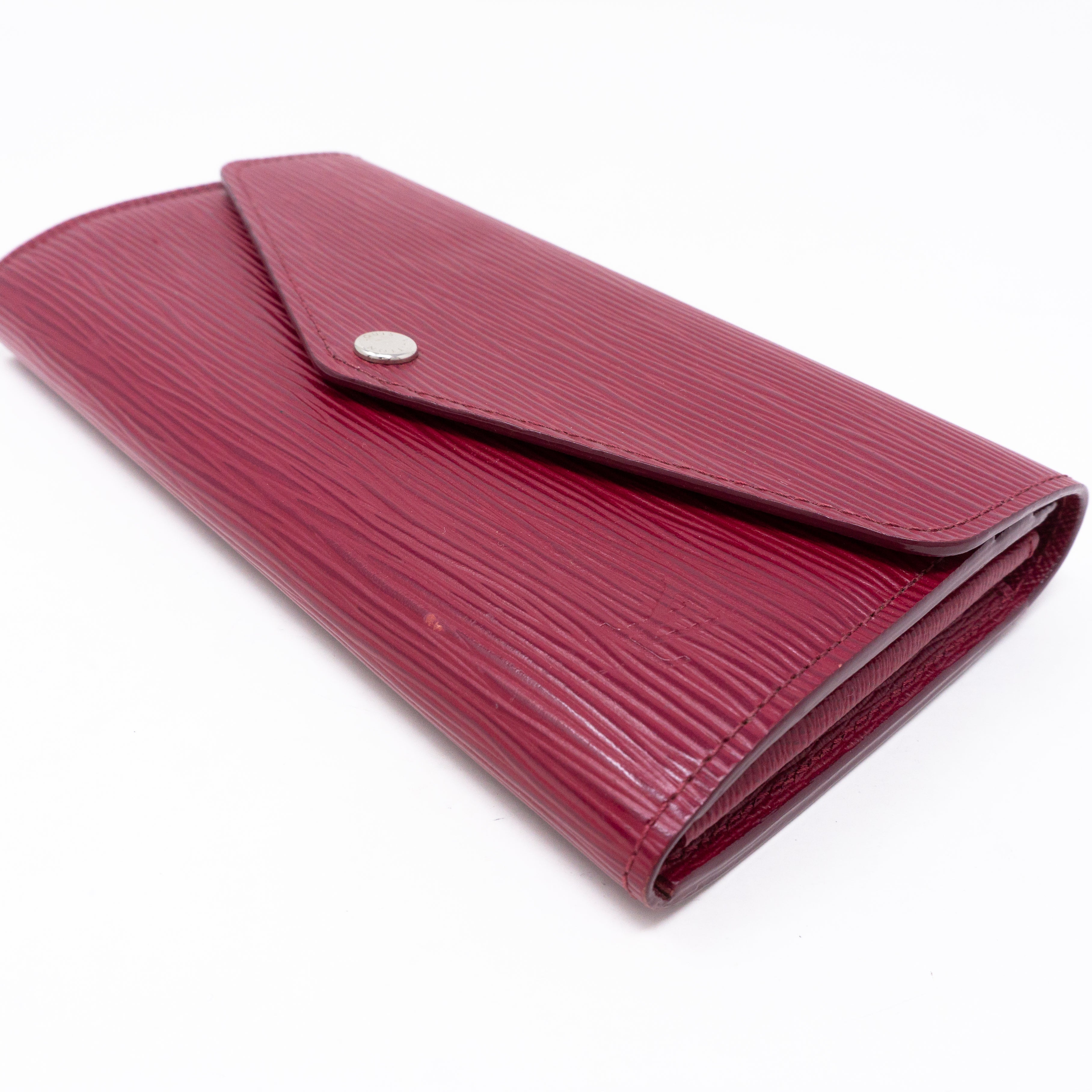 Sarah Wallet Epi Fuchsia