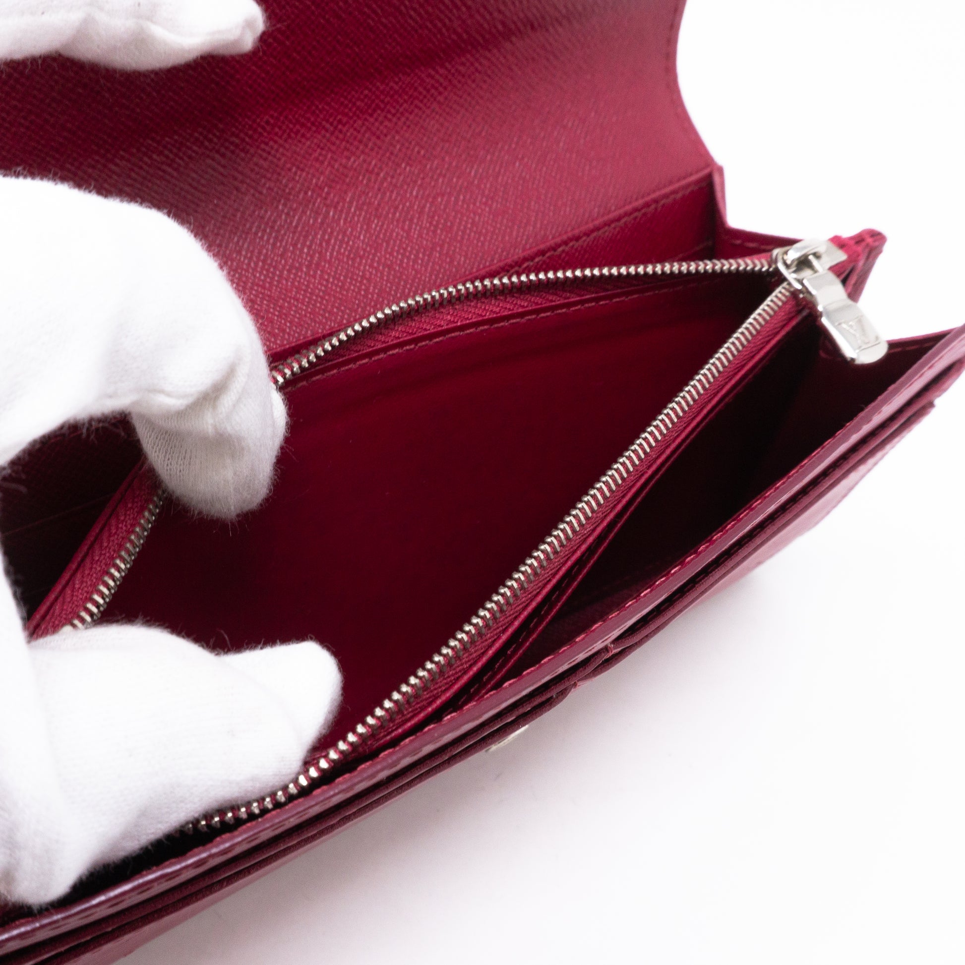 Louis Vuitton Blush Pink EPI Leather Sarah Long Flap Wallet 18lvs18
